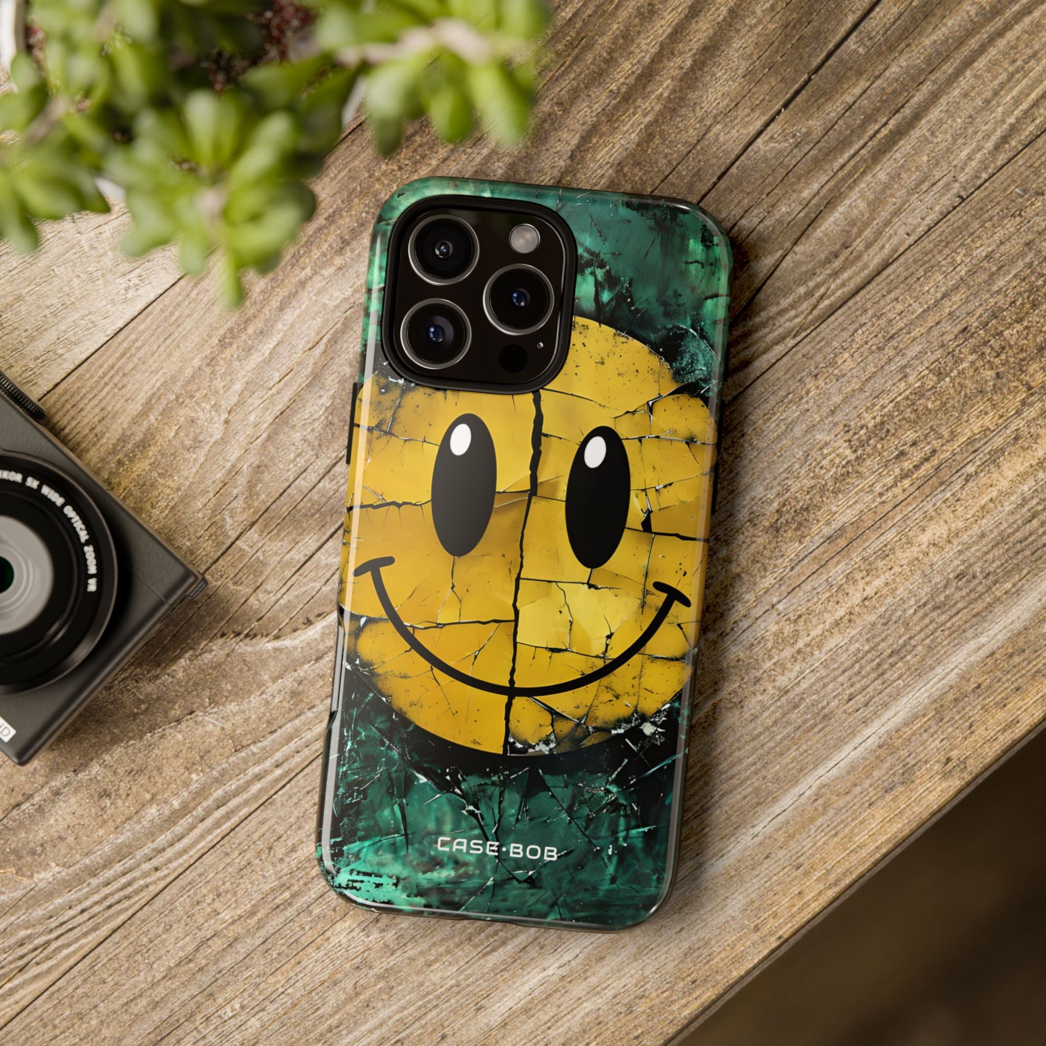 Sprucken Smiley iPhone 16 Pro Max Case - Tough