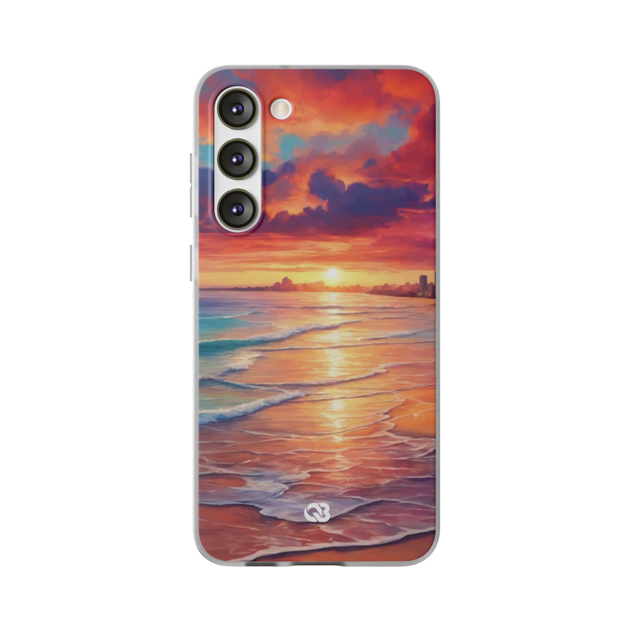 Crimson Shore Horizon · Soft Handyhülle für Samsung