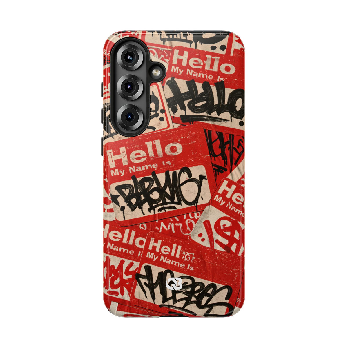Slap Tag Collage · Tough Phone Case for Samsung · Red