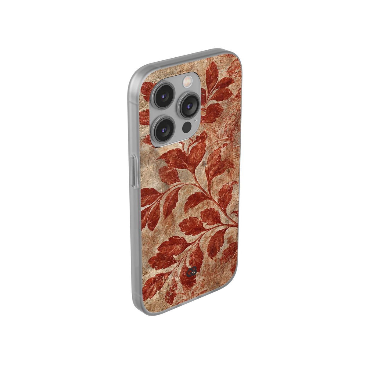 Terracotta Botanical Fresco · Lite Phone Case for iPhone · Red