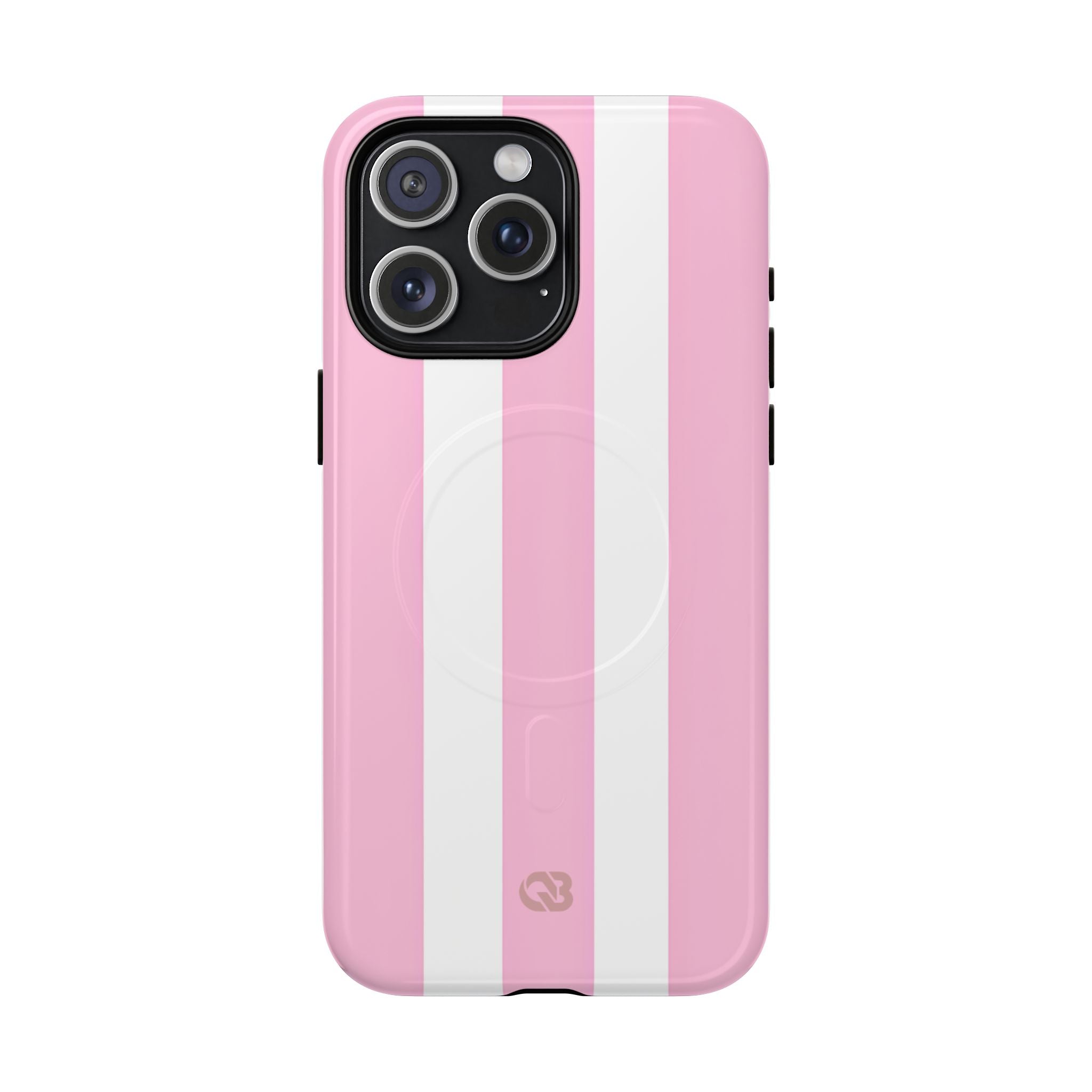 Soft Pink Stripe · Tough+ Magsafe