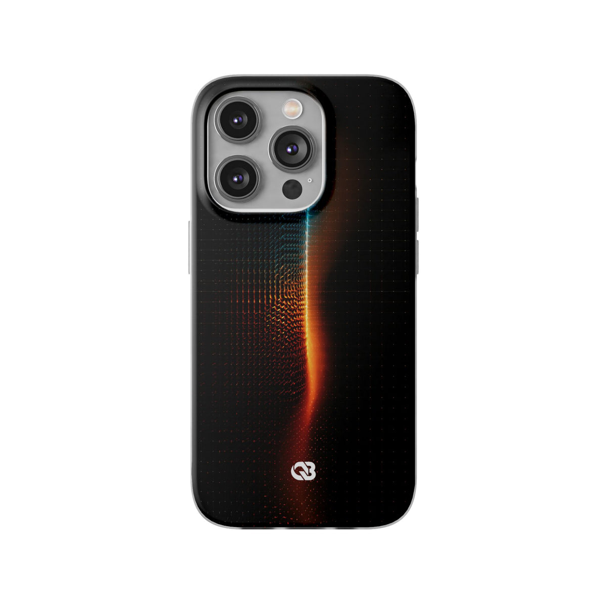 Luminous Refraction Grid · Lite Phone Case for iPhone · Black