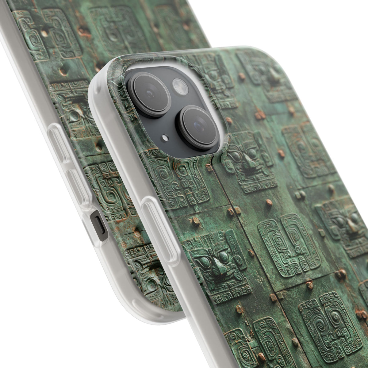Dynastic Bronze Relief · Lite Phone Case for iPhone · Green