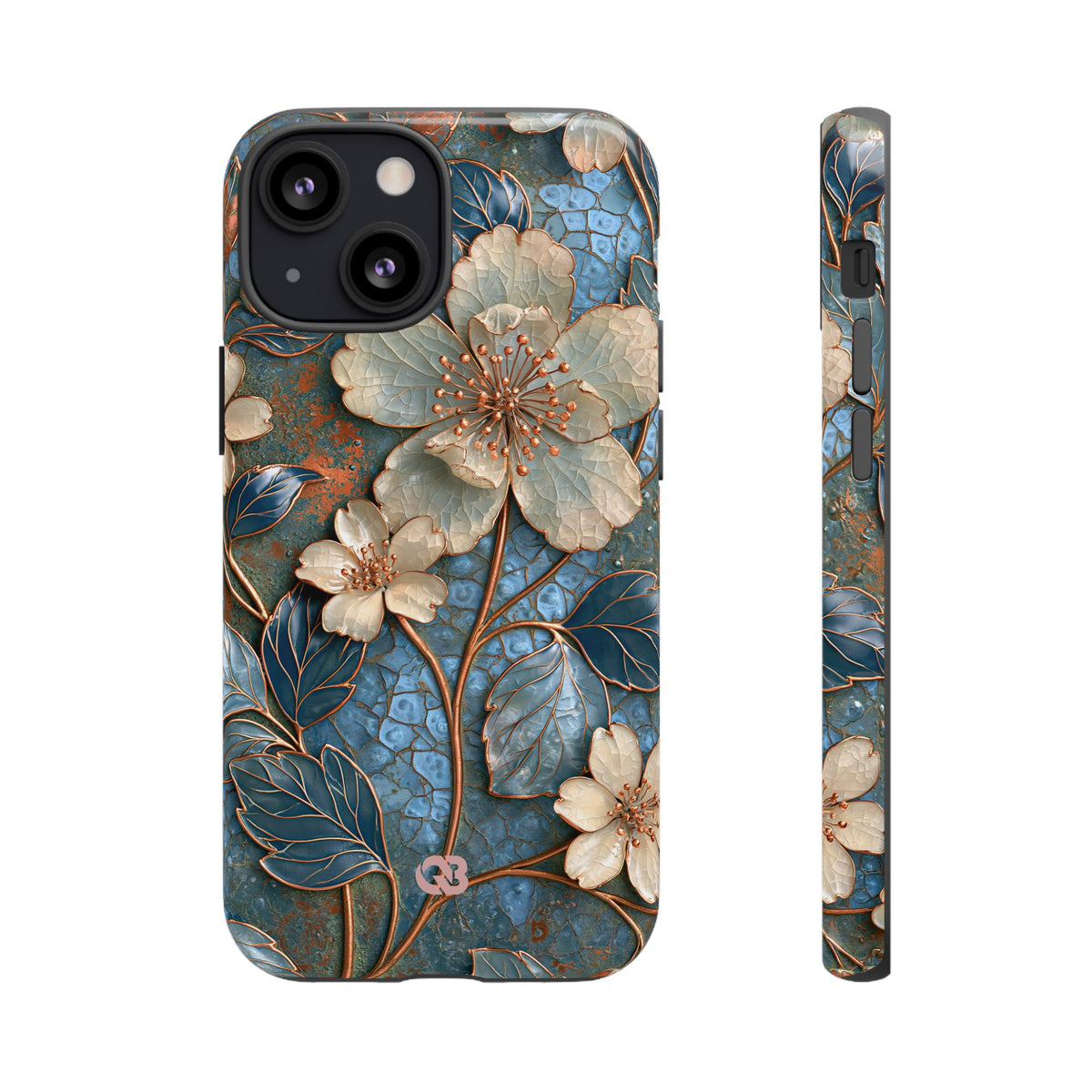 Gilded Blossom Reverie · Tough Phone Case for iPhone · Teal