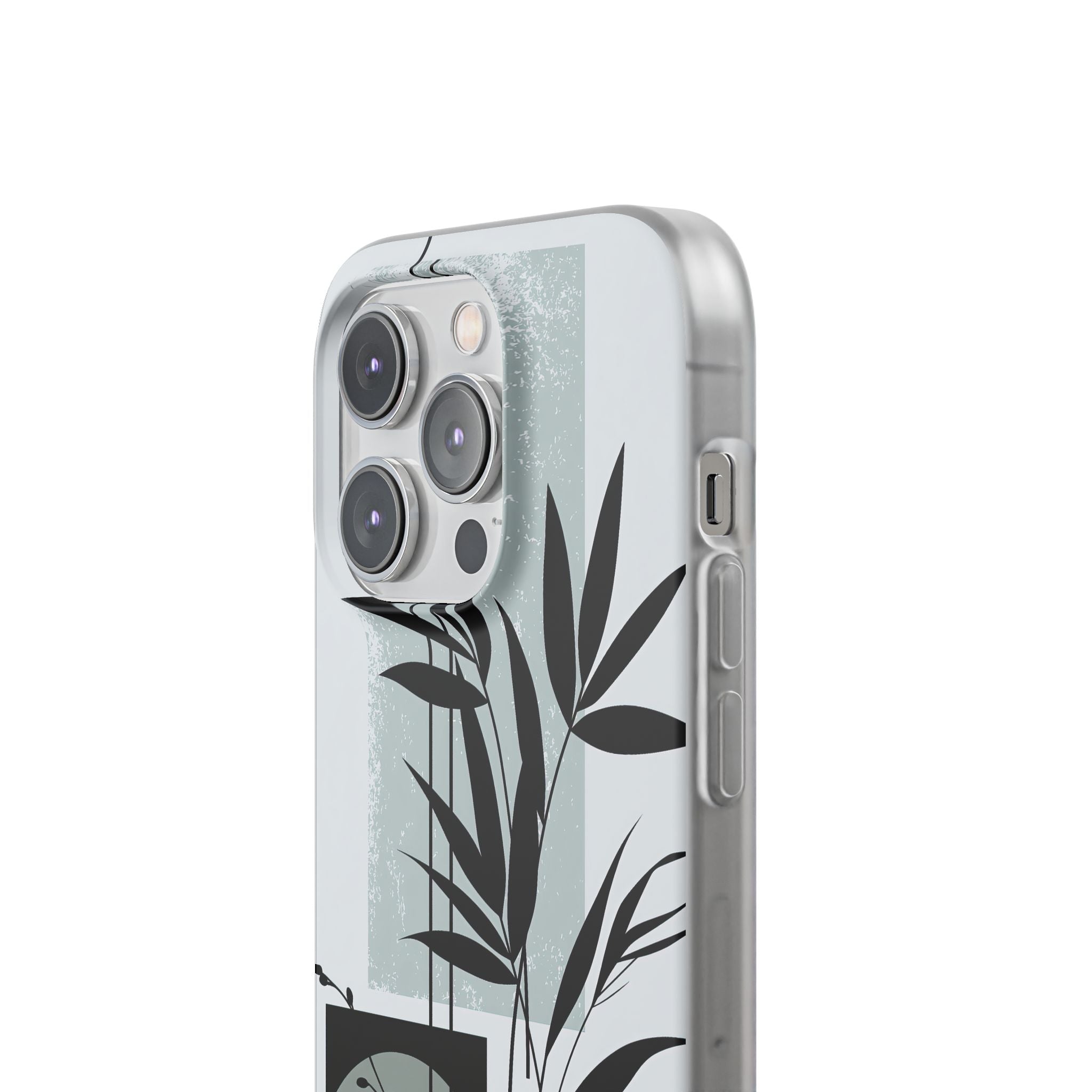 Grey Lite Phone Case for iPhone - Sage Bamboo Noir