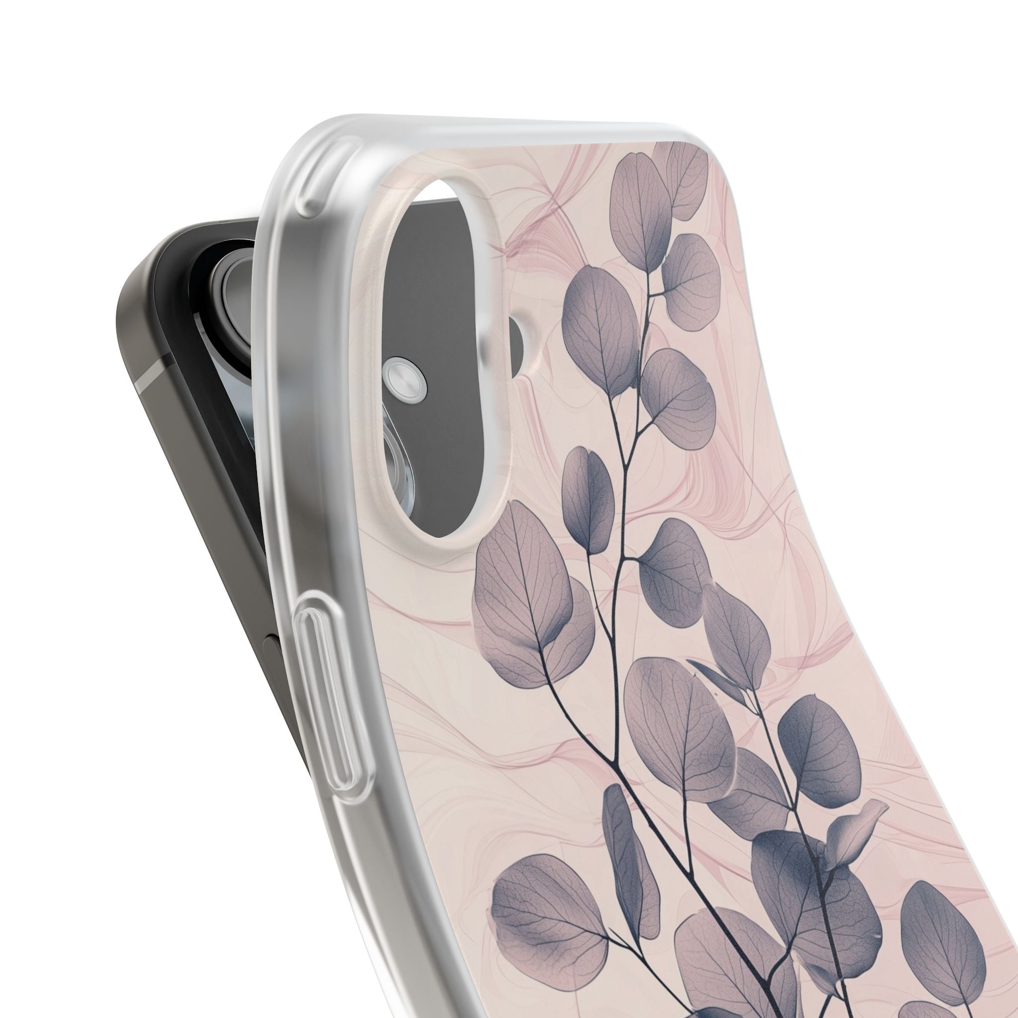 Ethereal Indigo Eucalyptus · Soft Phone Case for iPhone