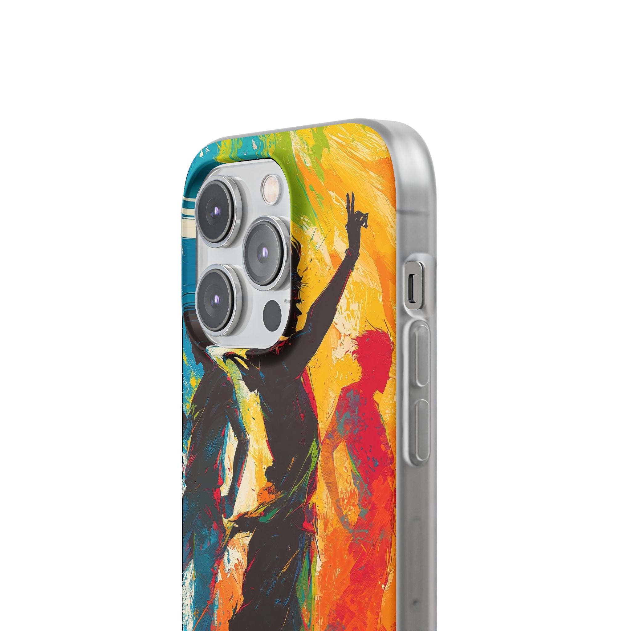 Electric Motion Blur · Soft Phone Case for iPhone