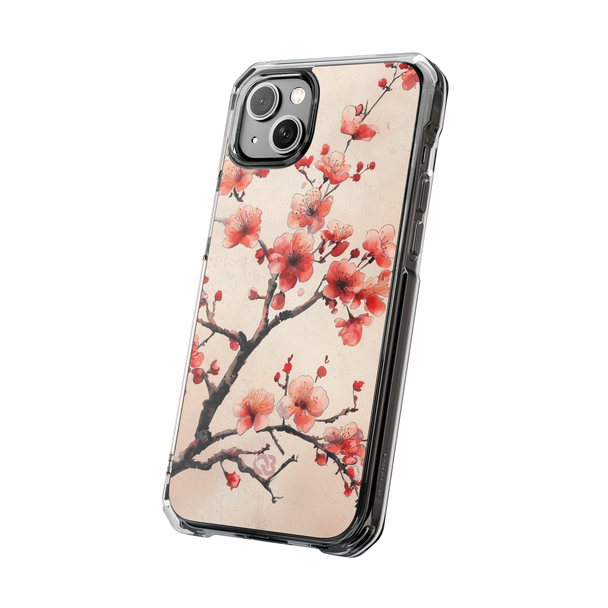 Crimson Silk Flora · Impact Handyhülle für iPhone · Magsafe