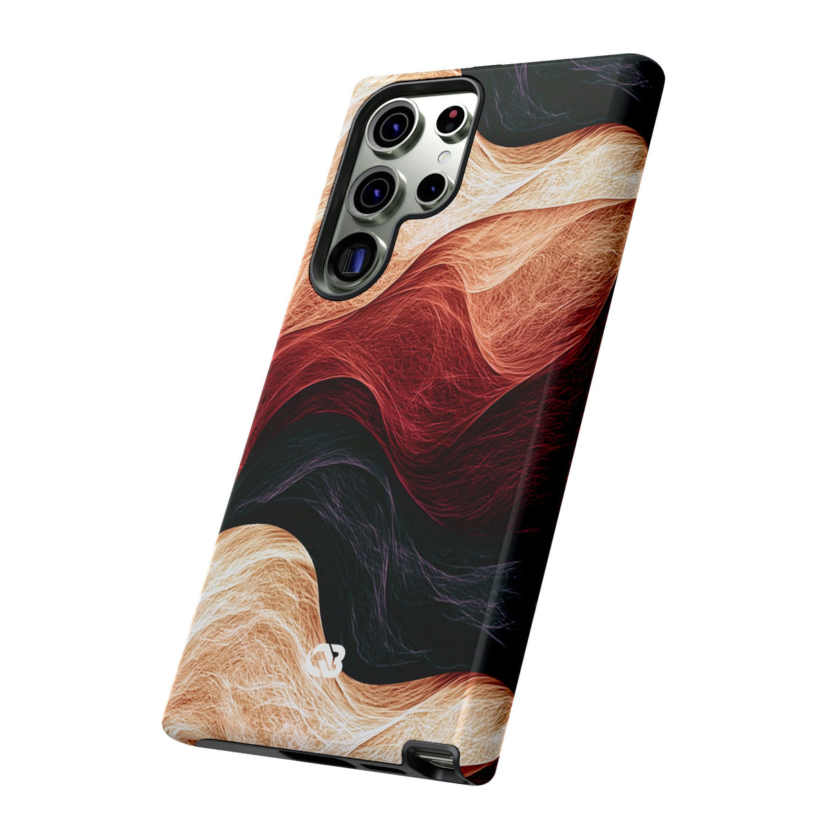 Ember Wave Dispersion · Tough Phone Case for Samsung · Red