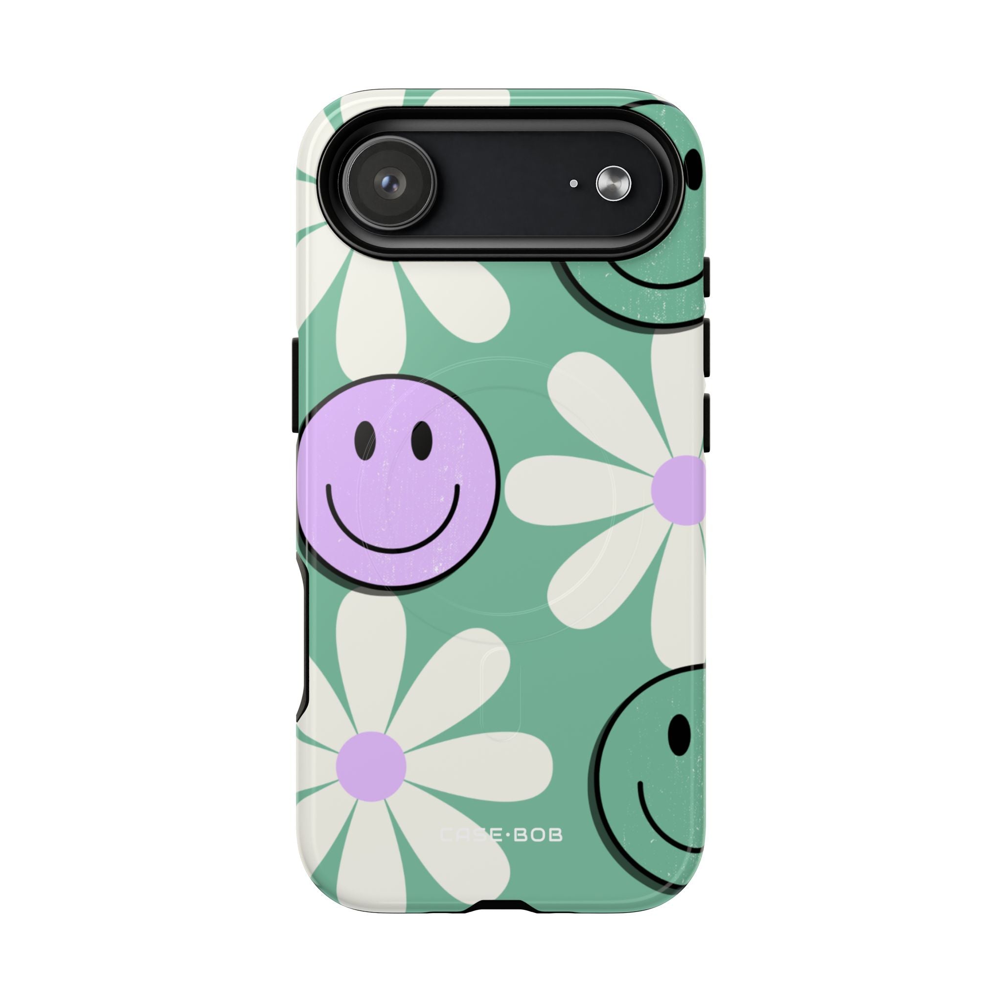 Smiley Daisy Glow iPhone 17 Air Case - Tough+ - CASE•BOB