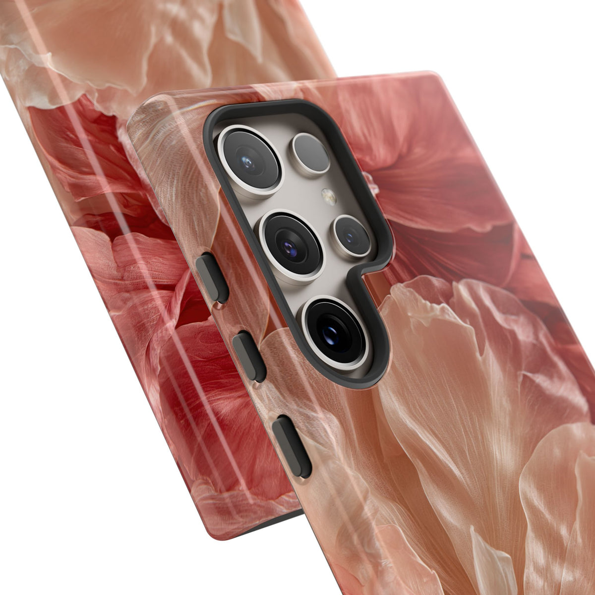Blush Silk Bloom · Tough Phone Case for Samsung · Pink