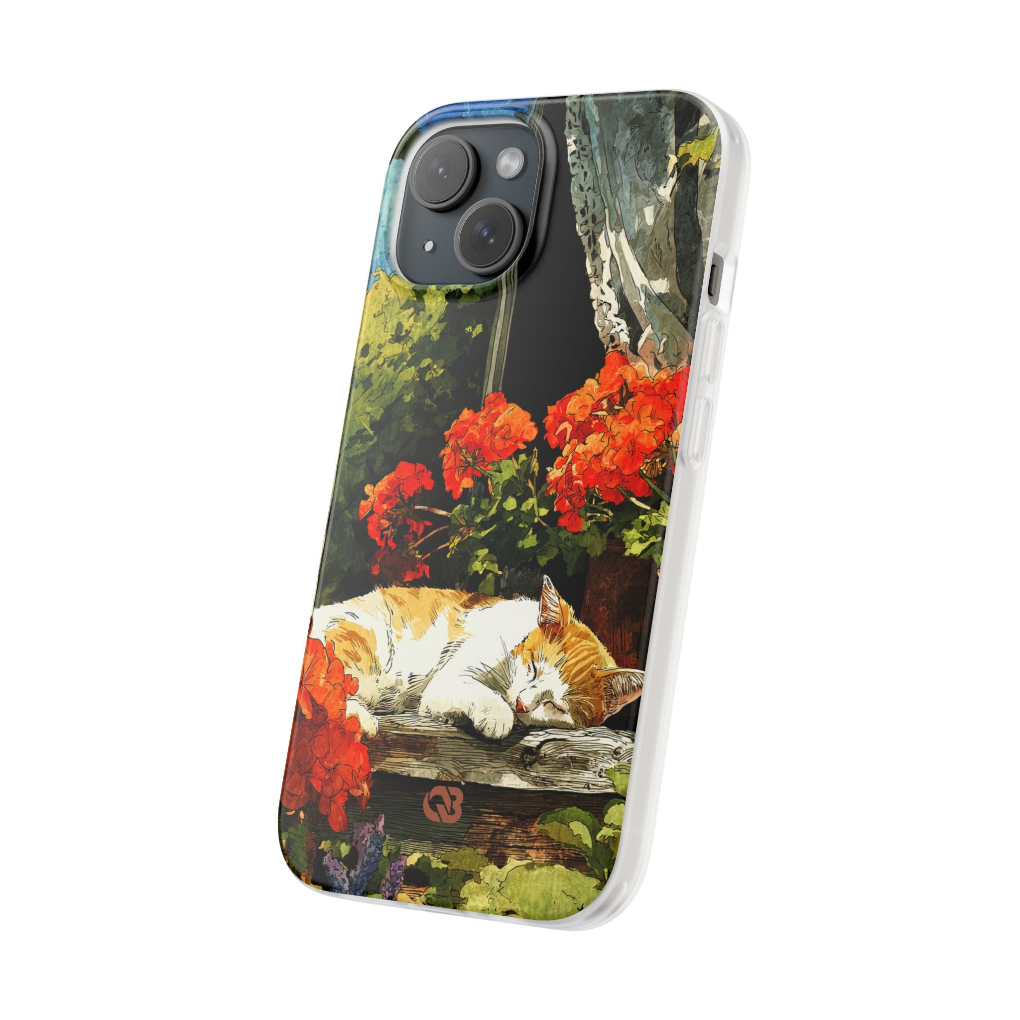 Sleeping Ginger Bloom · Soft Hoesje voor iPhone