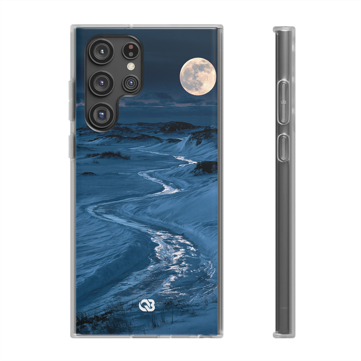 Arctic Moon Drift · Lite Phone Case for Samsung · Blue
