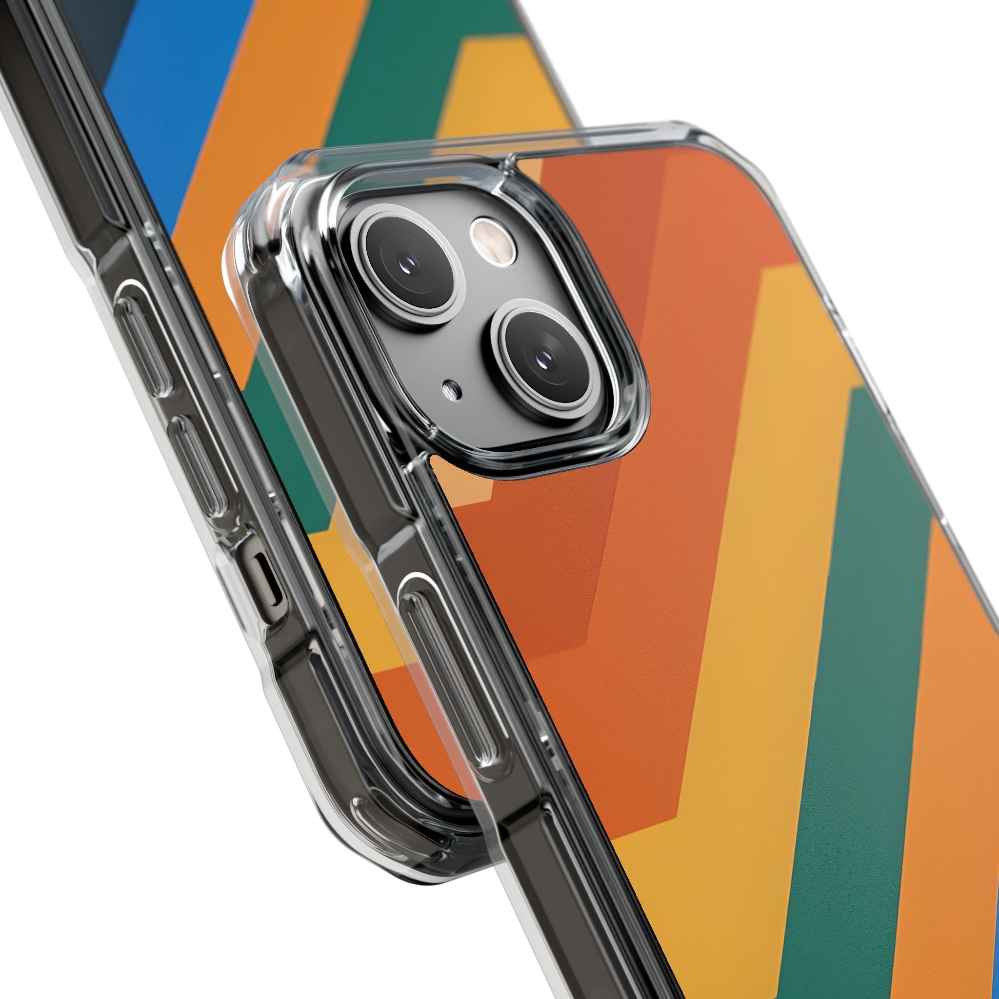 Retro Ridge Lines · Impact Custodia per iPhone · Magsafe