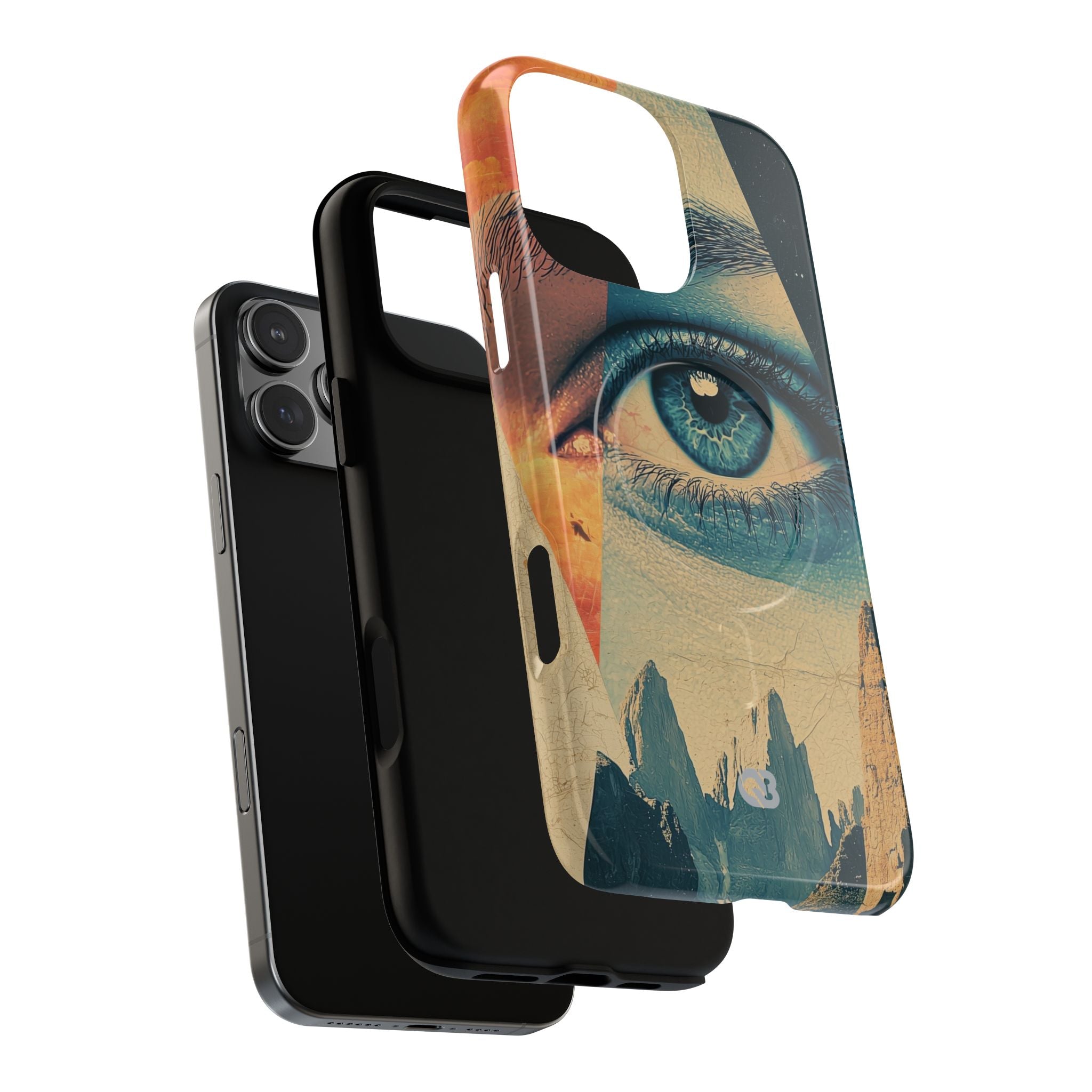 Fragmented Peak Gaze · Tough+ Phone Case for iPhone · Magsafe
