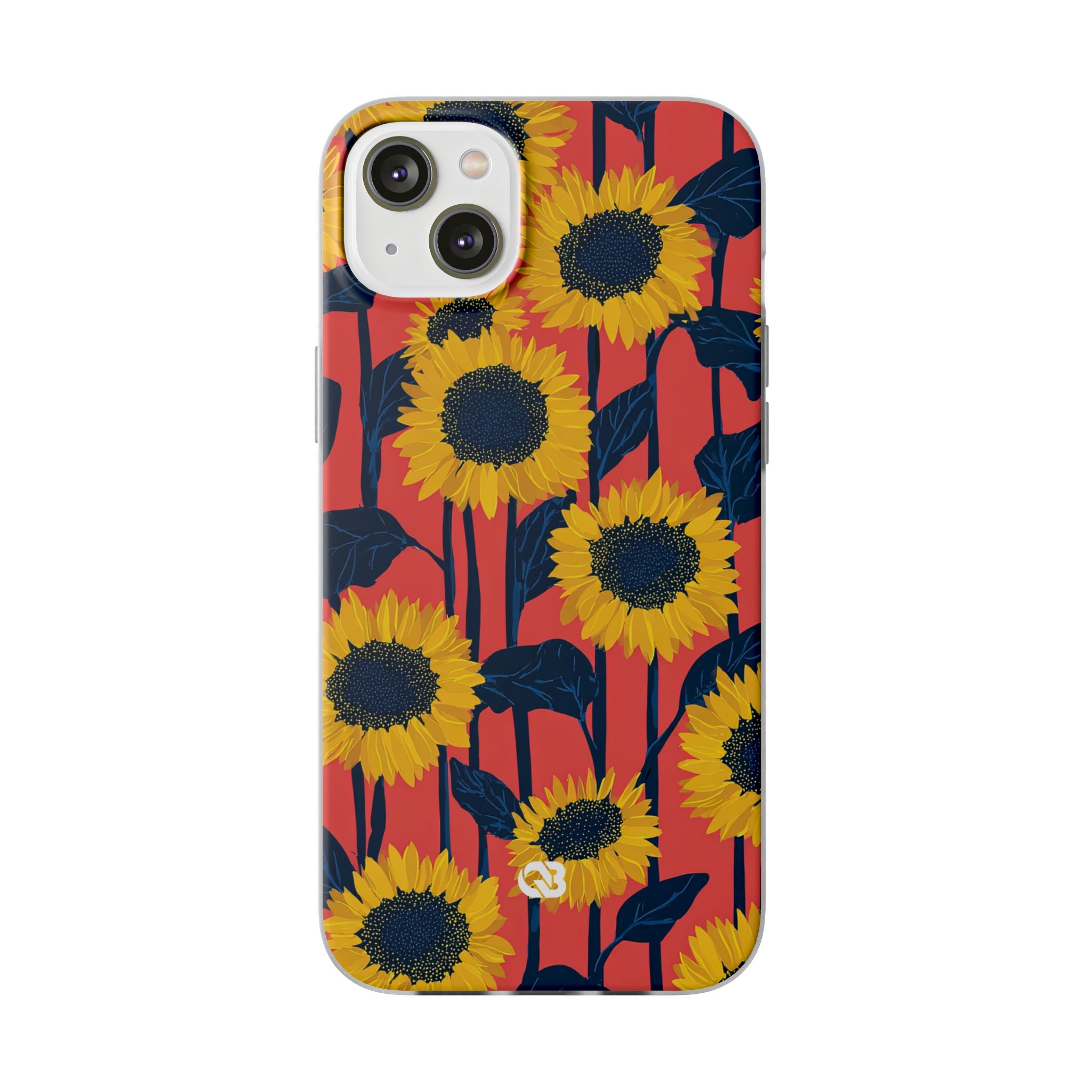 Solar Navy Bloom · Soft Handyhülle für iPhone