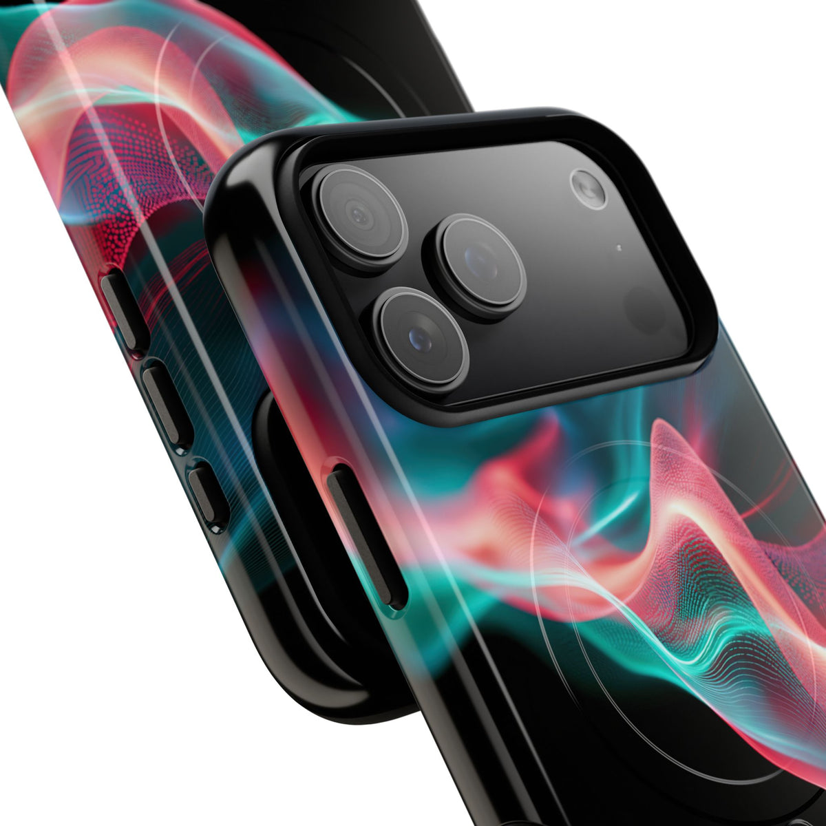Digital Frequency · Tough 2.0 Magnetic Phone Case for iPhone · Black