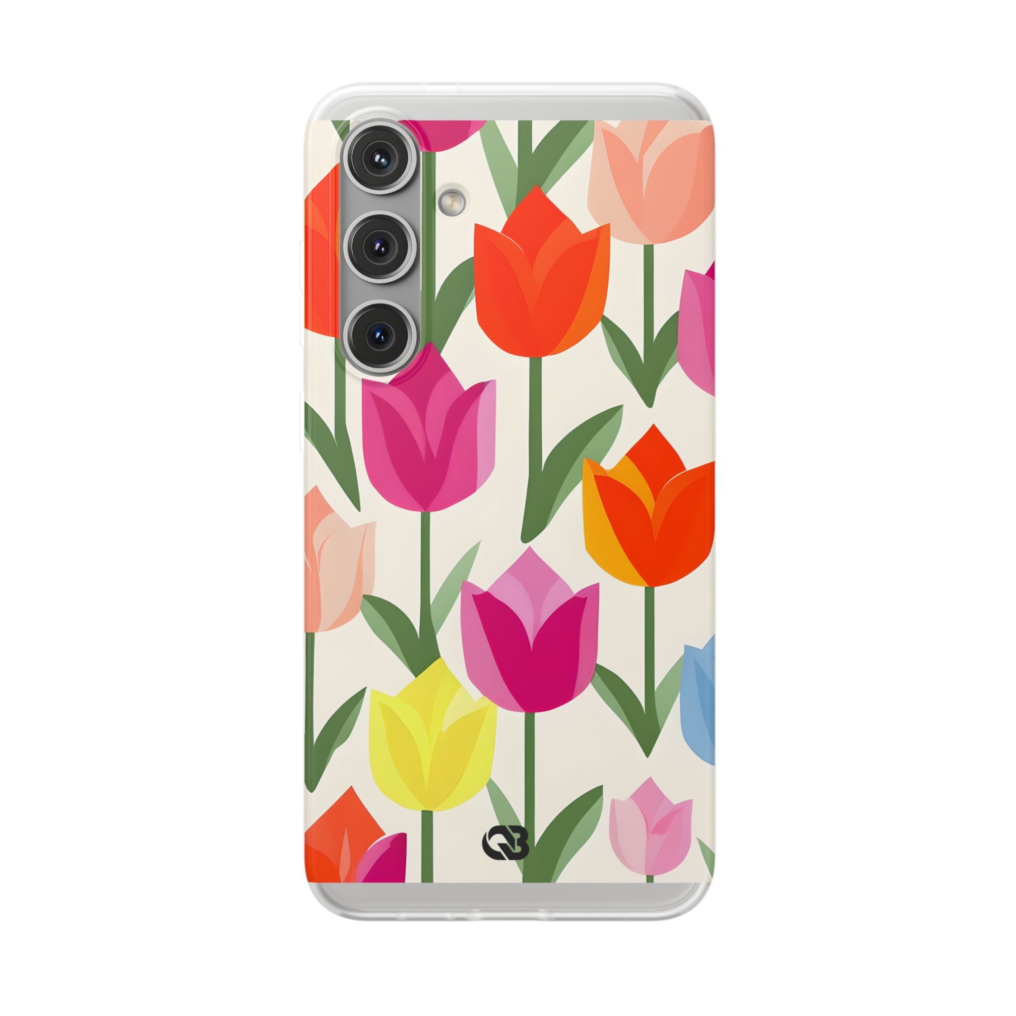 Vibrant Petal Grid · Soft Handyhülle für Samsung