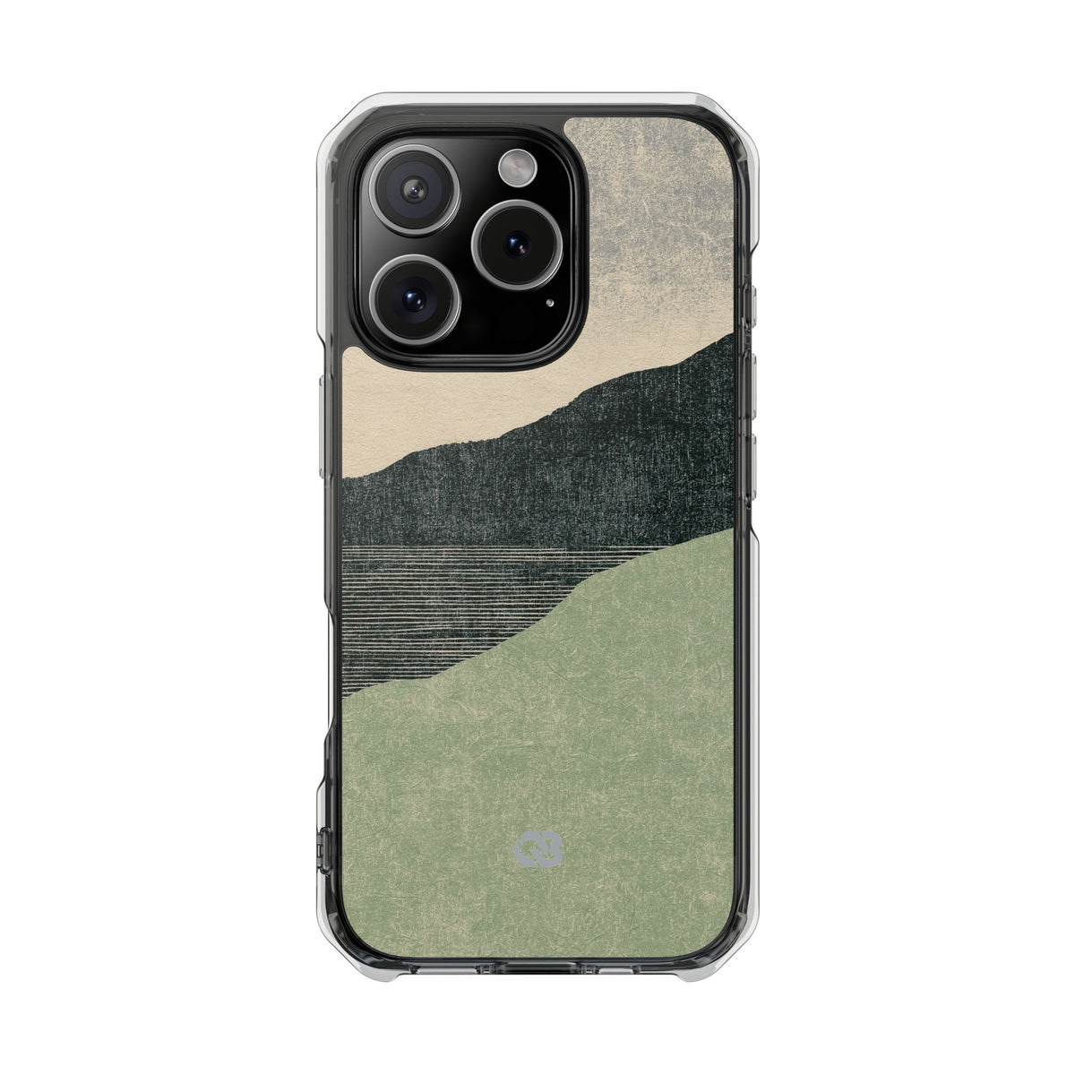 Green Impact MagSafe Phone Case for iPhone - Moss Ridge Grain