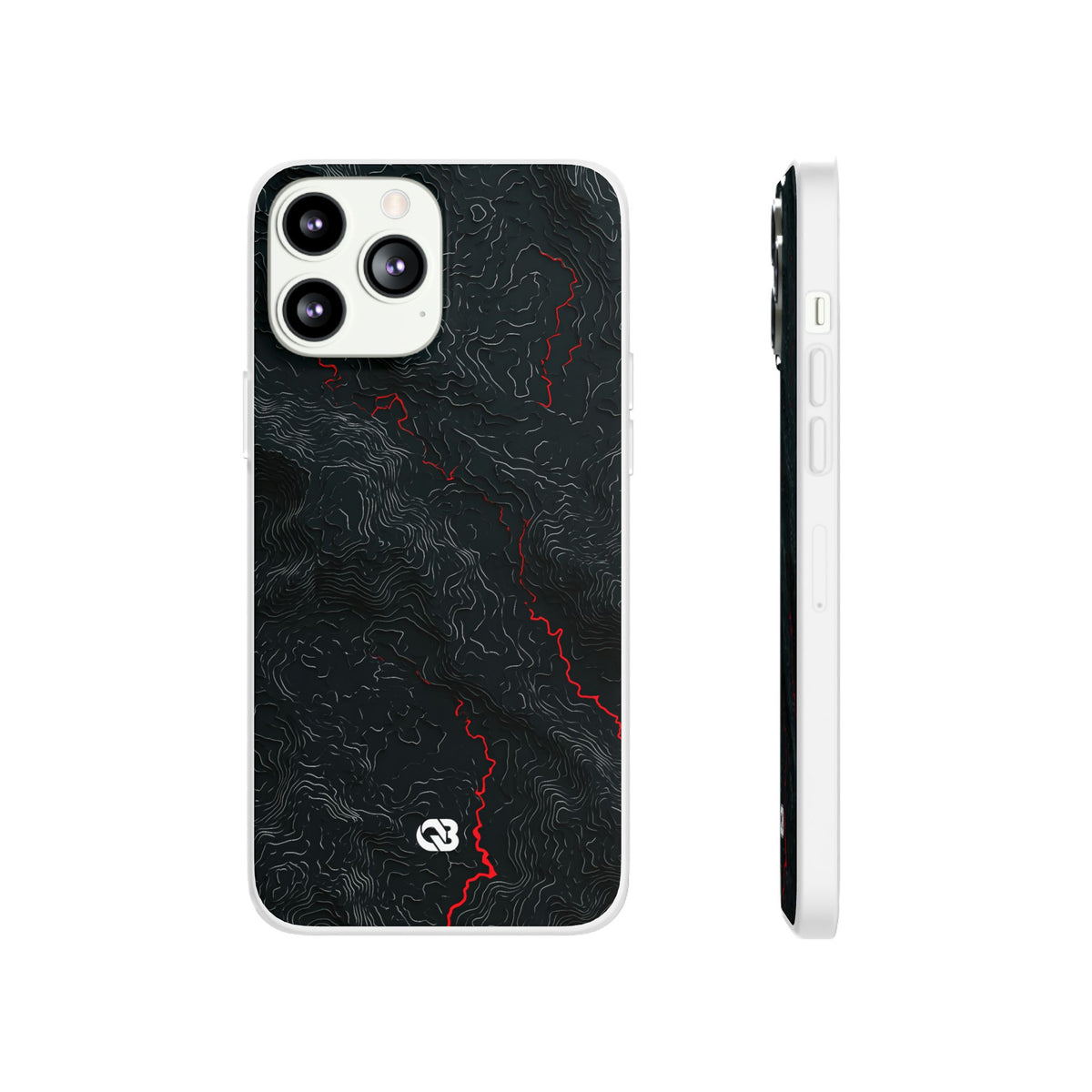 Crimson Rift · Lite Phone Case for iPhone · Black