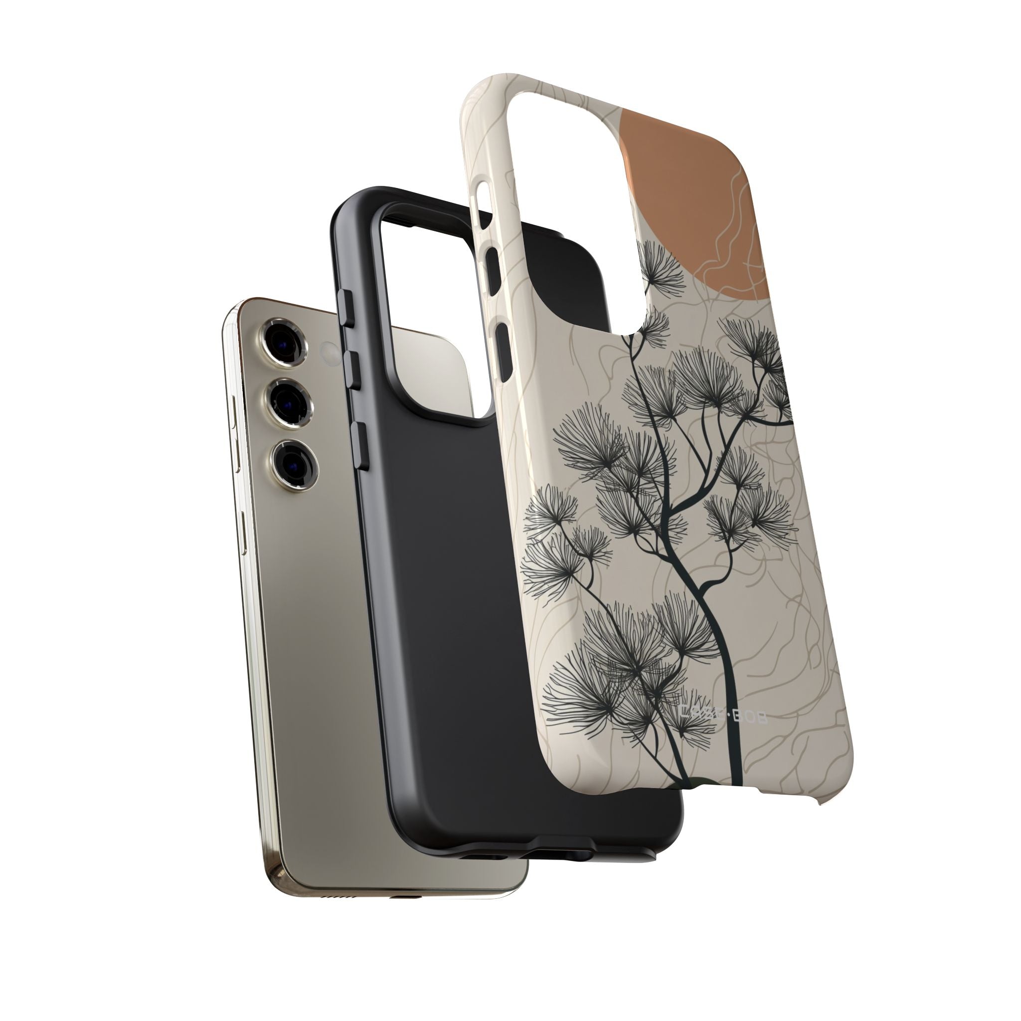 Spiky Tree Sunset Samsung S23 Case - Tough