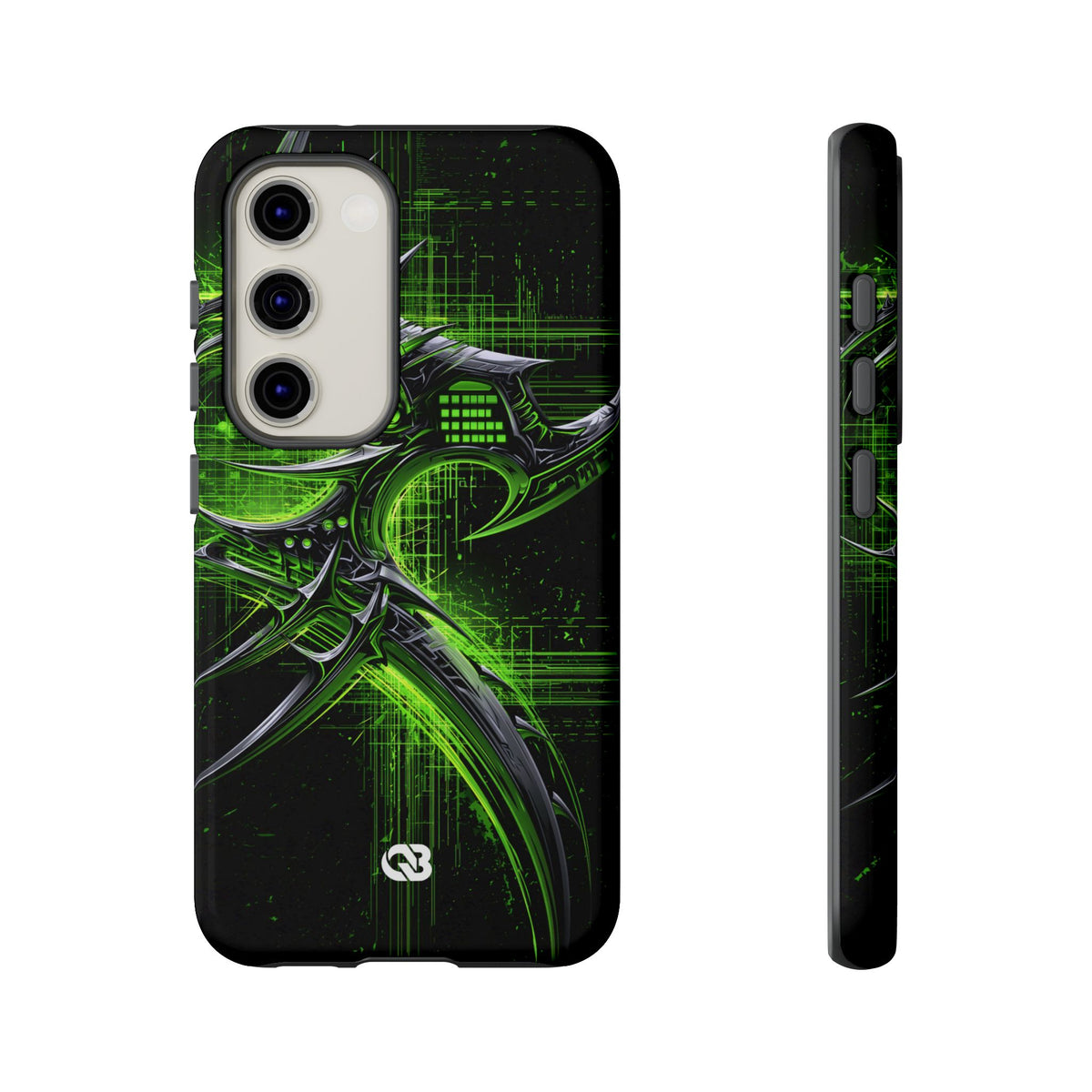 Cyber Sigil Grid · Tough Phone Case for Samsung · Green