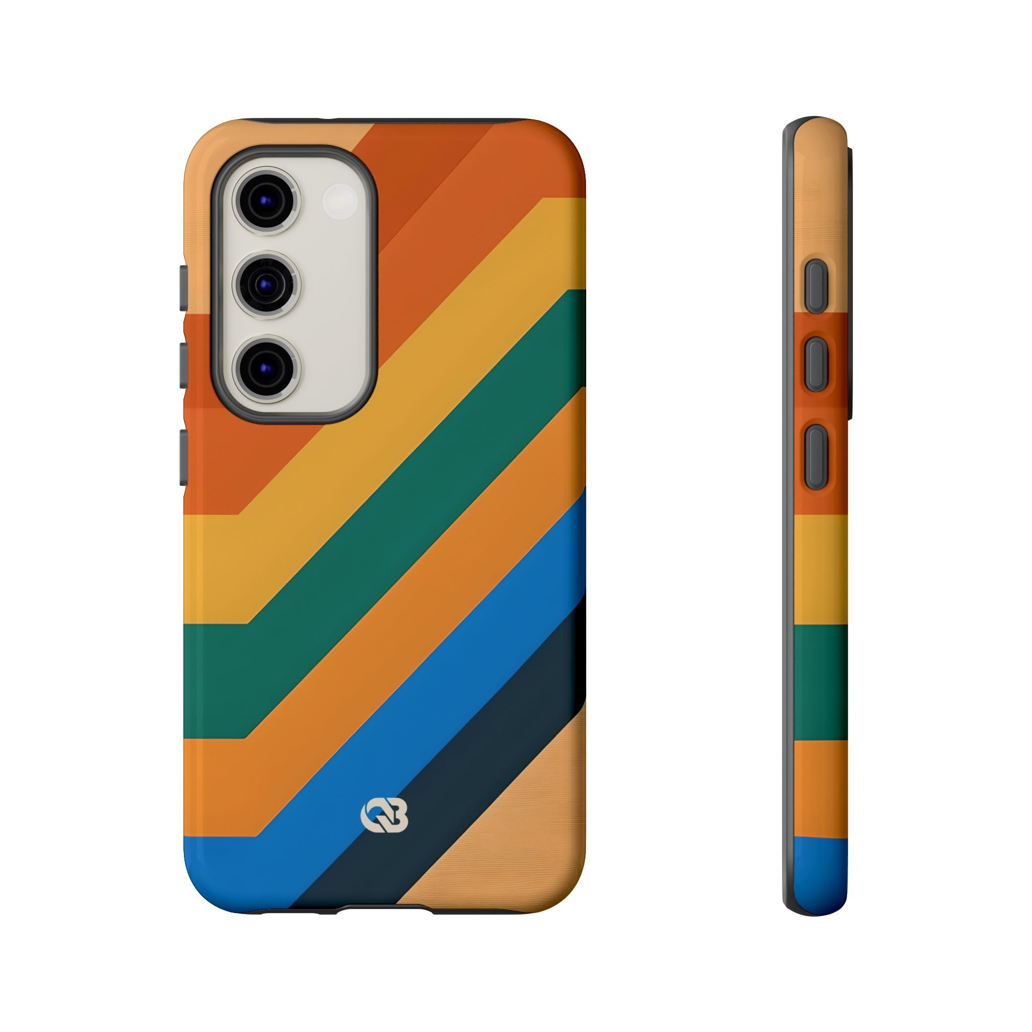 Retro Ridge Lines · Tough Handyhülle für Samsung