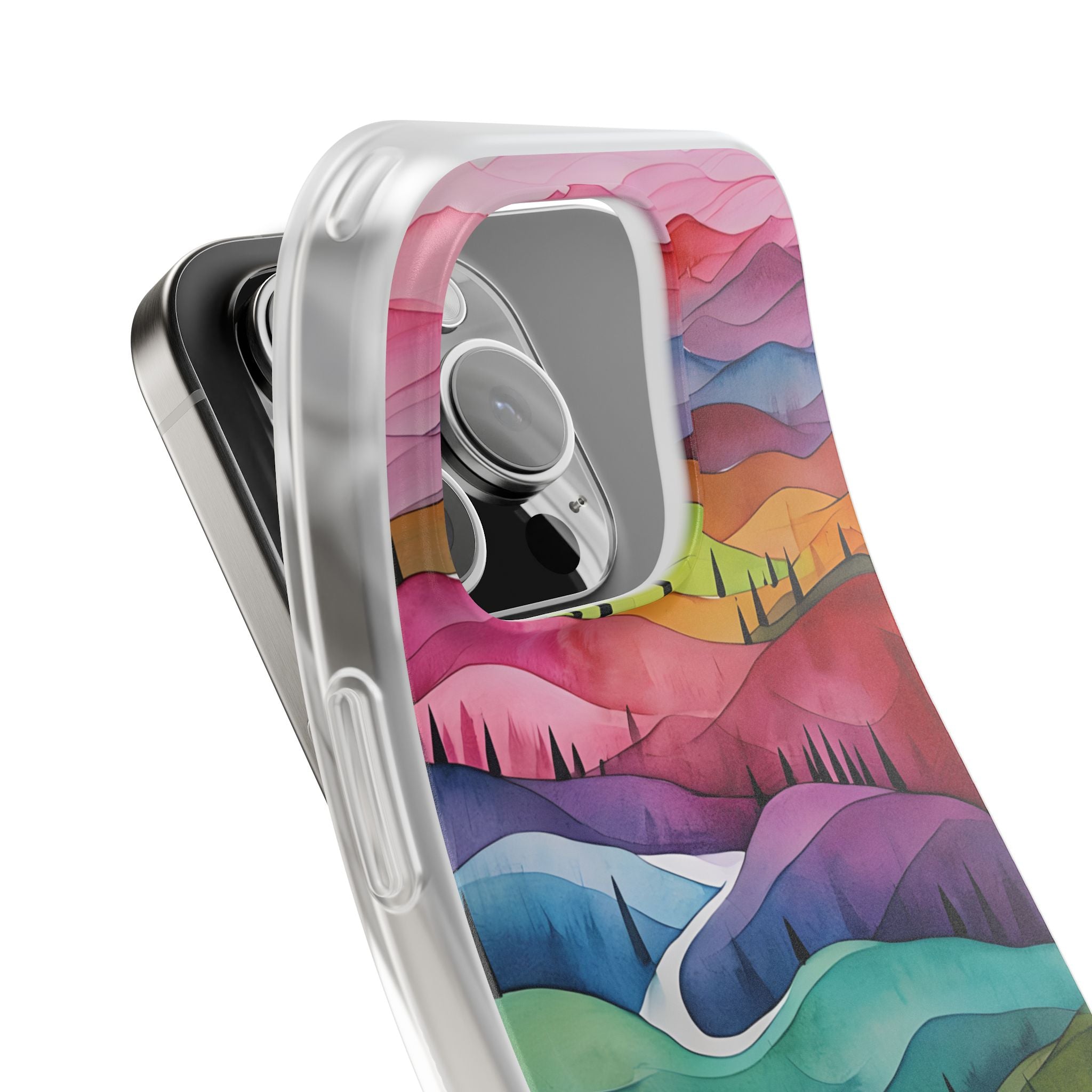 Winding Verdure iPhone 16 Pro -pehmeä suojakotelo