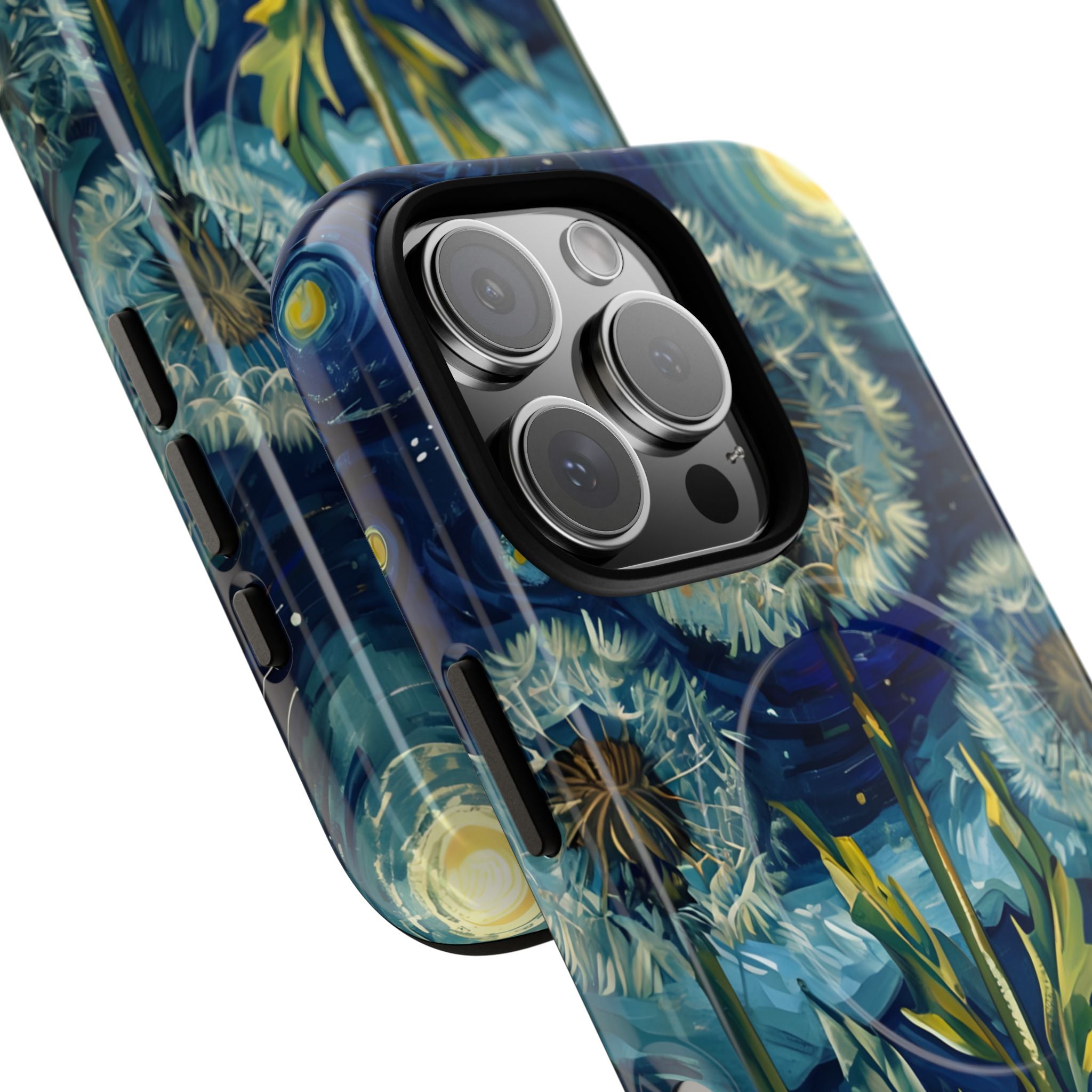 Starry Dandelion Swirl · Tough+ Coque de téléphone pour iPhone · Magsafe