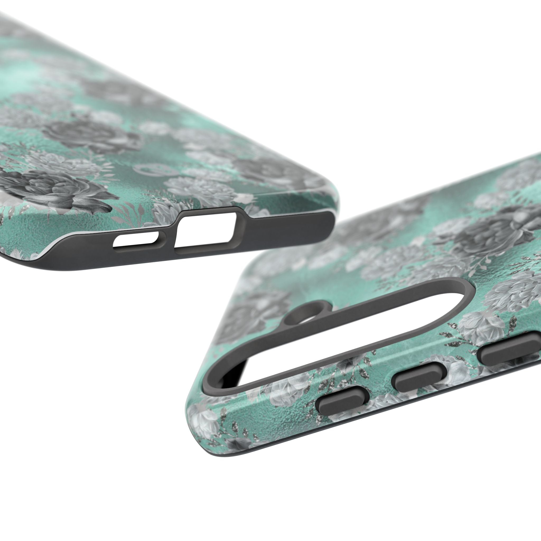 Frost Mint Floral · Tough Phone Case for Samsung