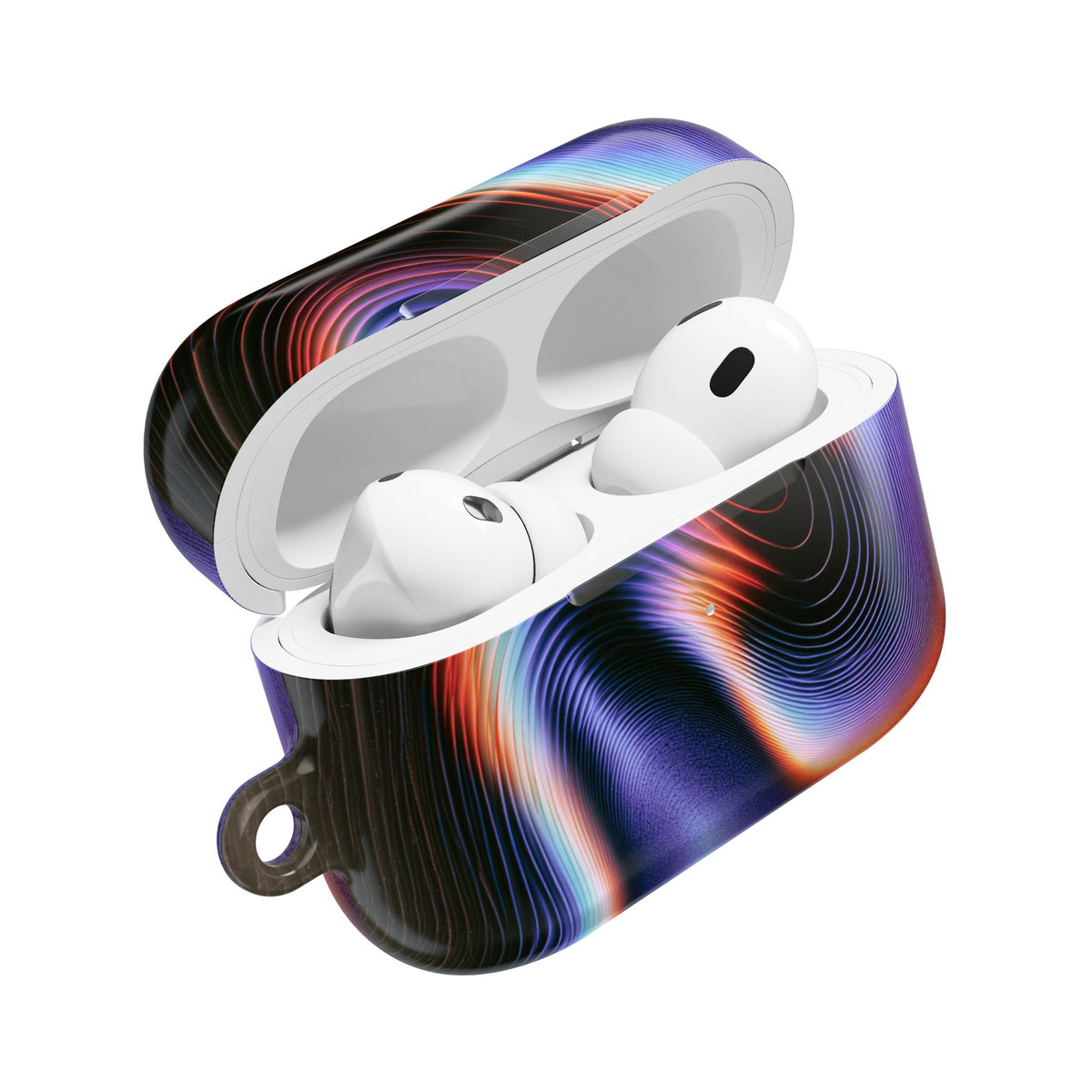 Prismatic Resonance · Hard Case for AirPods & AirPods Pro · Purple