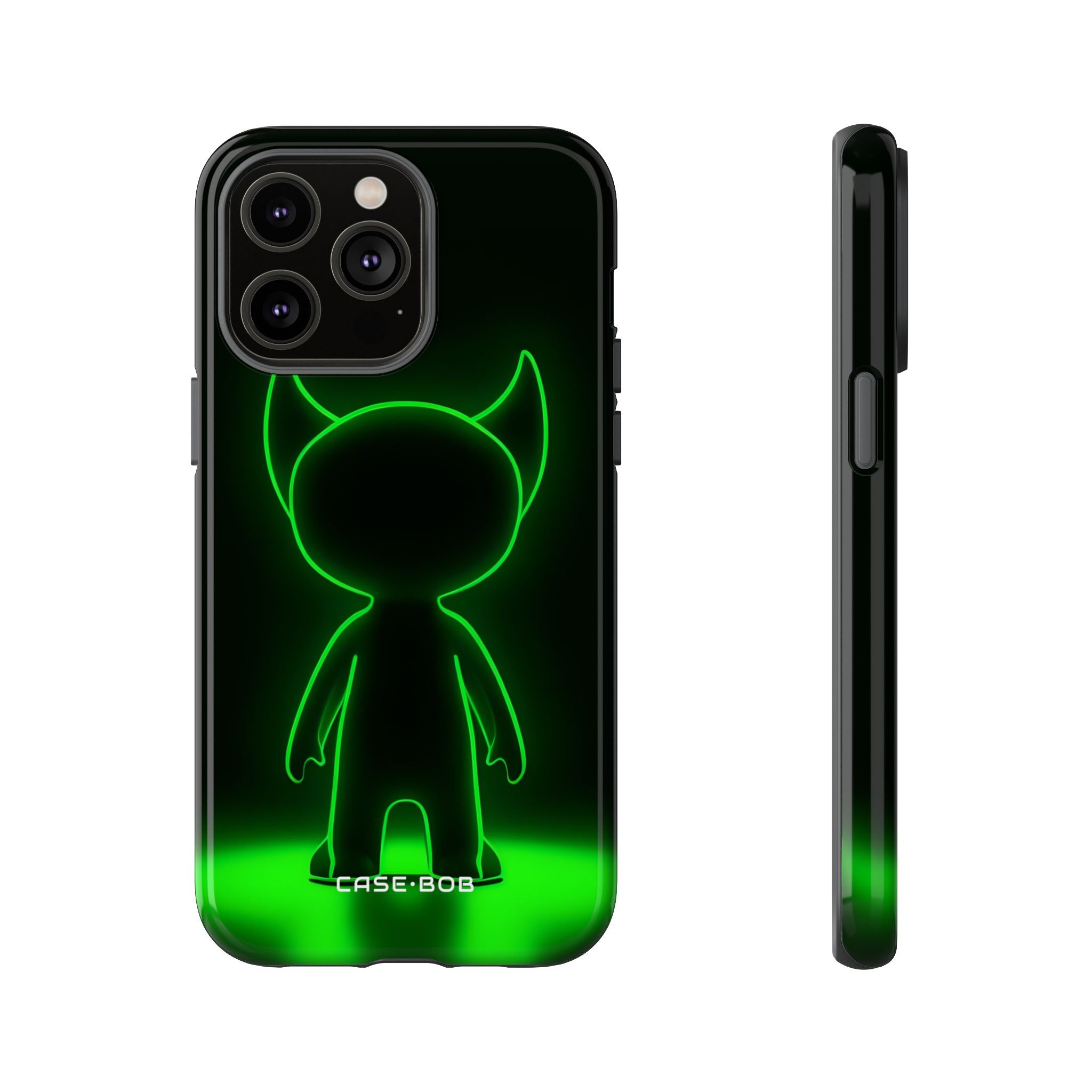 Neon Horned Glow iPhone 14 Pro Max Case - Tough