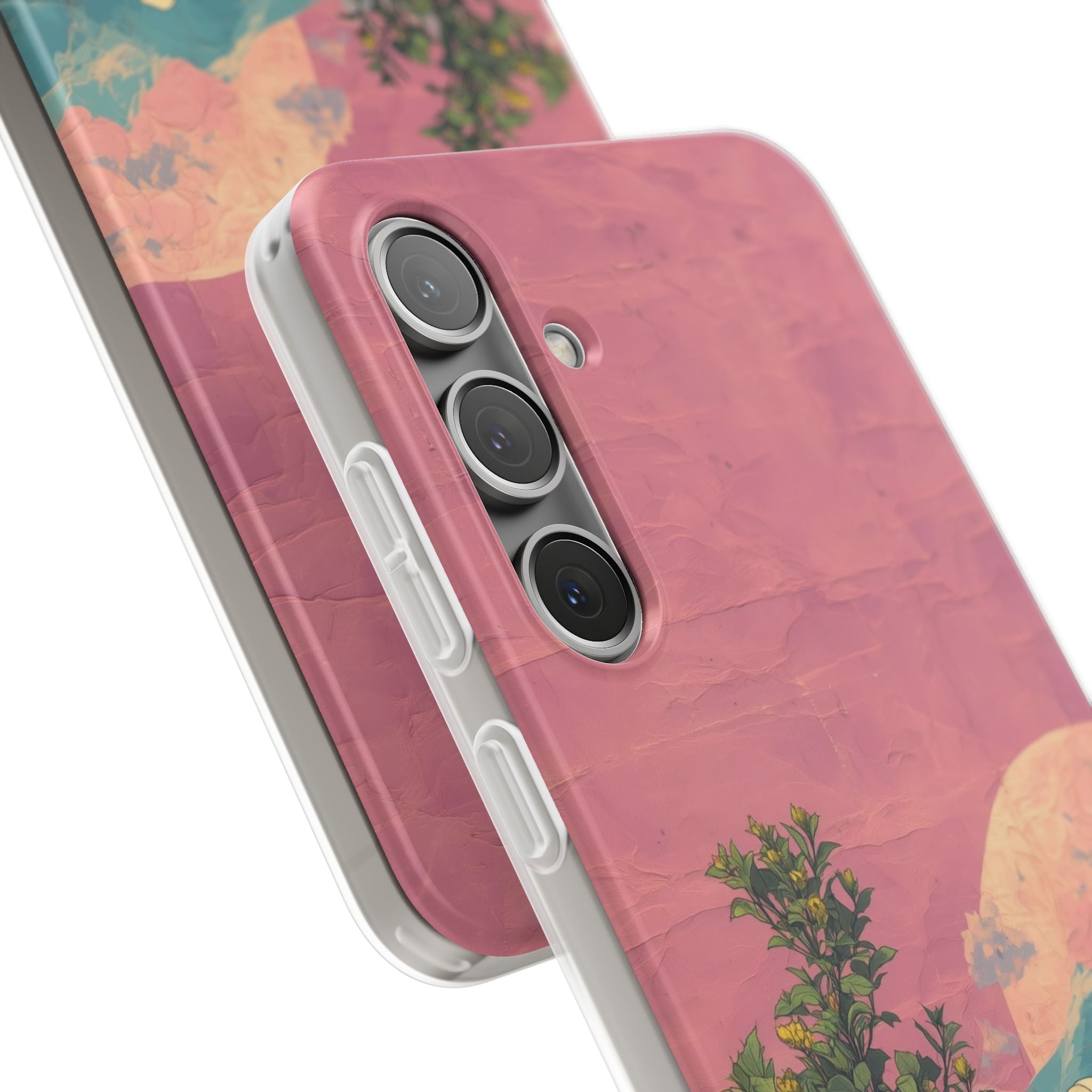 Lunar Pastel Bloom · Soft Phone Case for Samsung