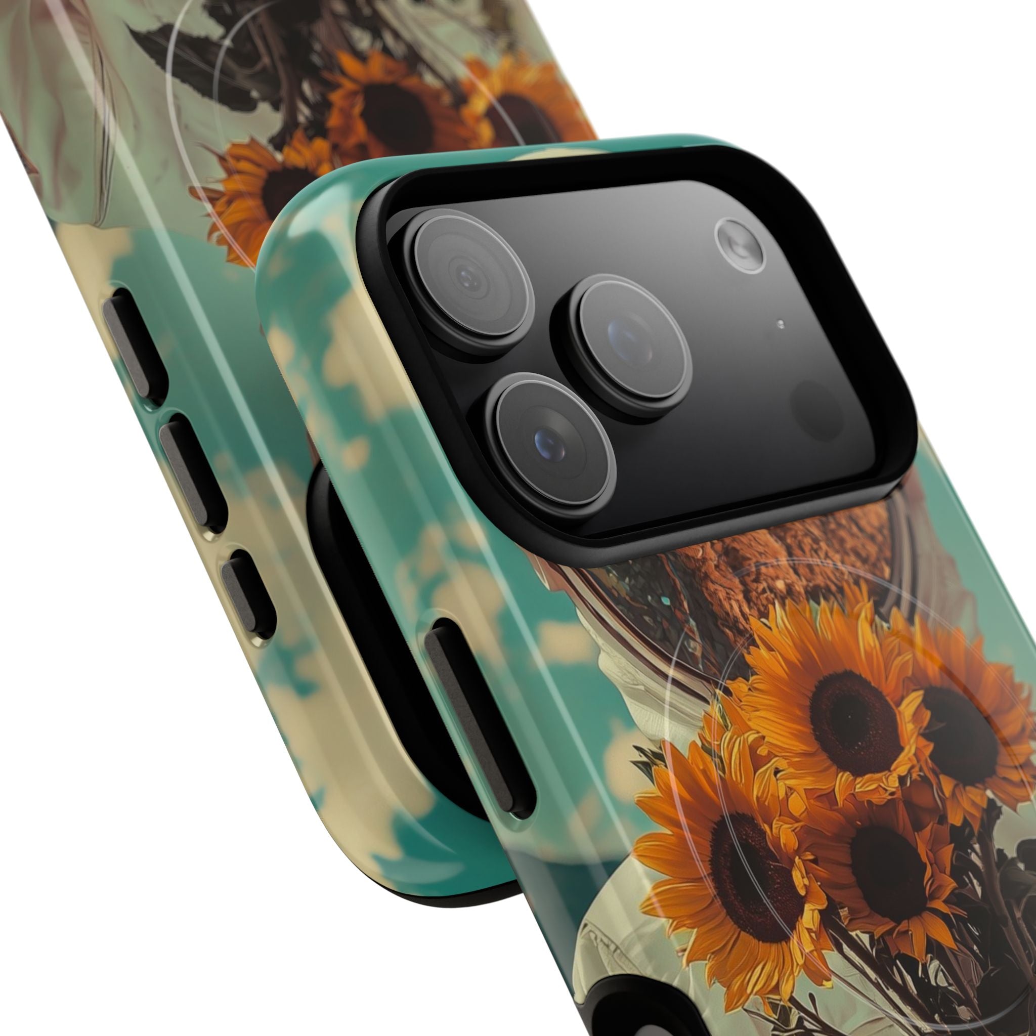 Sunflower Astronaut iPhone 17 Pro Case - Tough+ - CASE•BOB