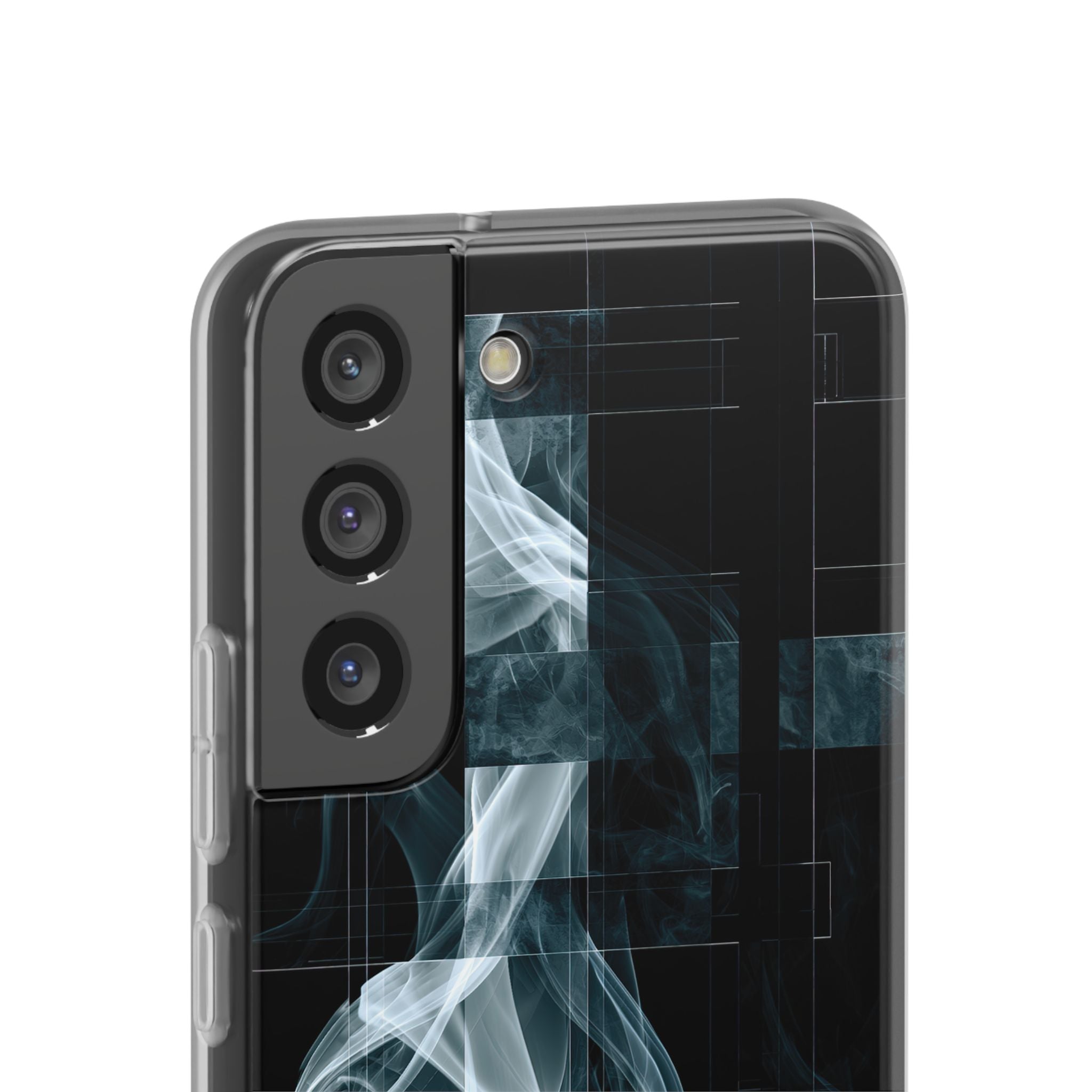 Black Lite Phone Case for Samsung - Arctic Vapor Grid