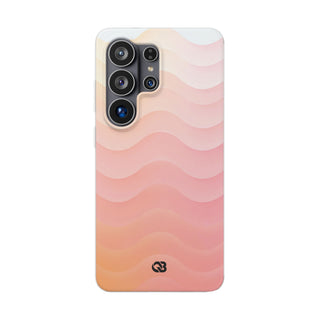 Blush Horizon Waves · Lite Phone Case for Samsung · Pink