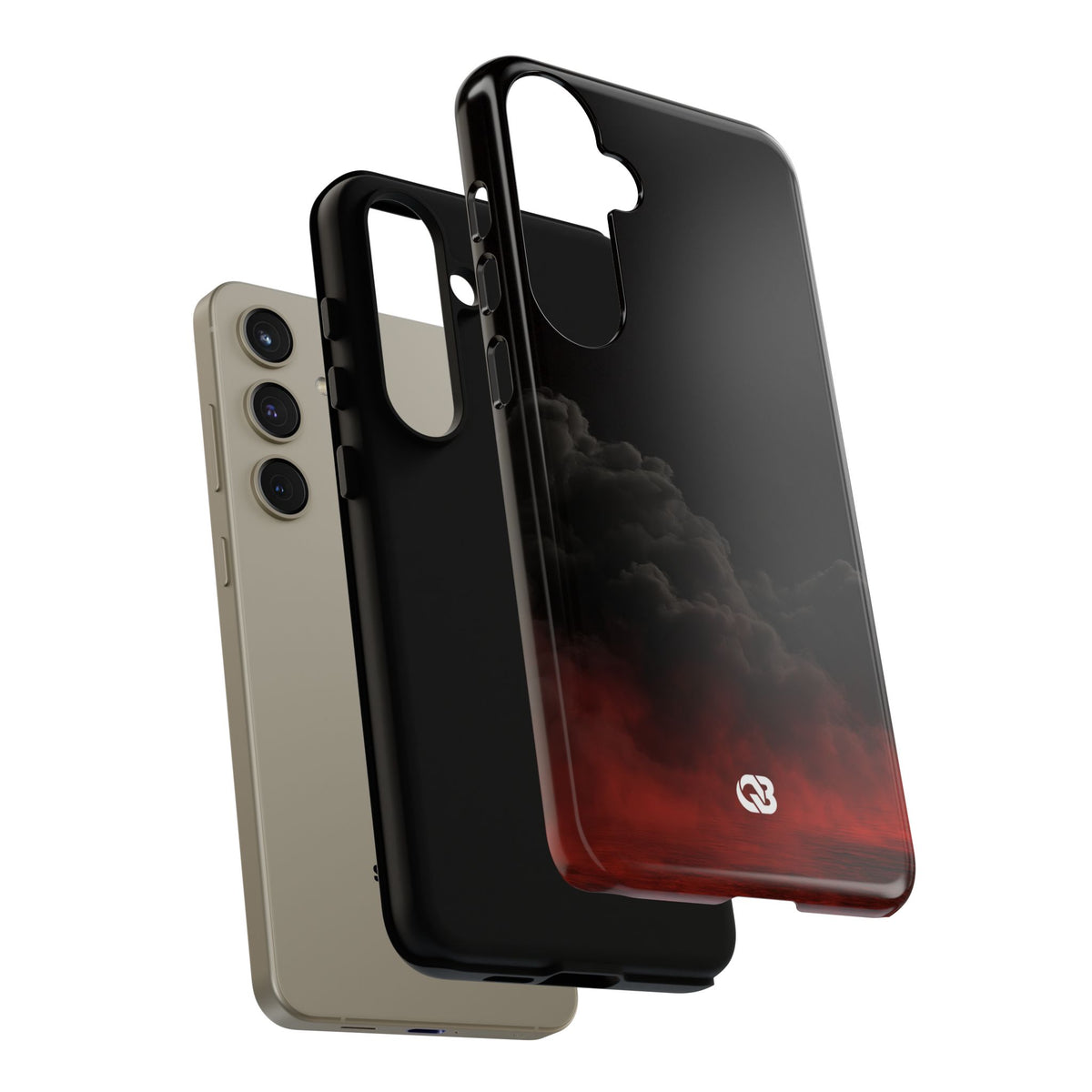 Crimson Fog Void · Tough Phone Case for Samsung · Black