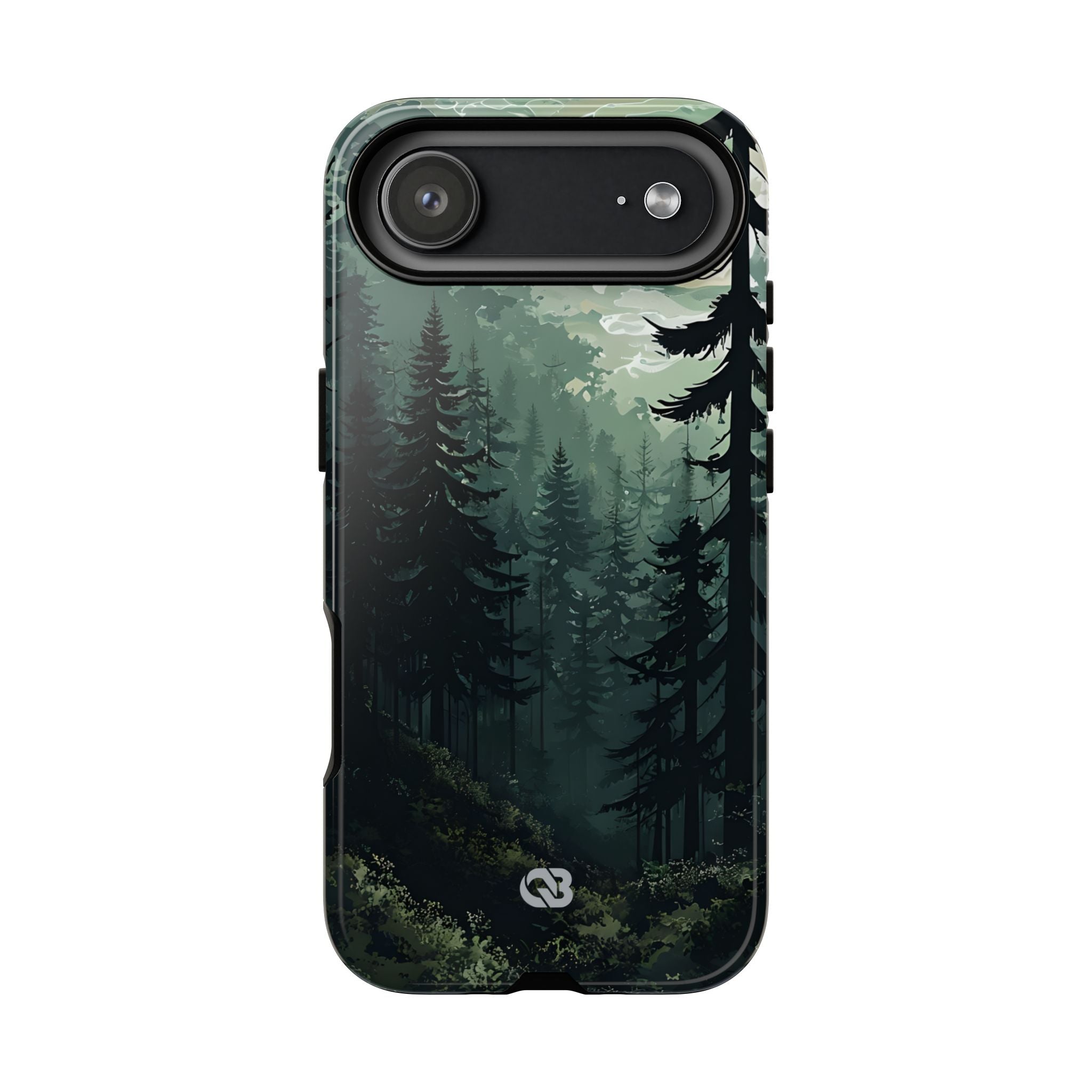 Misty Pine Shadow · Tough Phone Case for iPhone