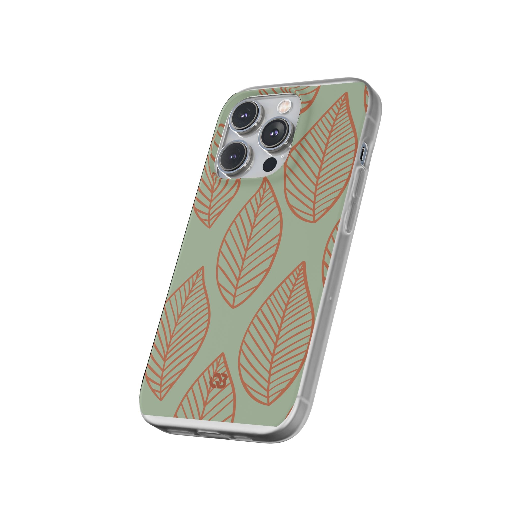 Sage Earth Leaves · Soft Phone Case for iPhone