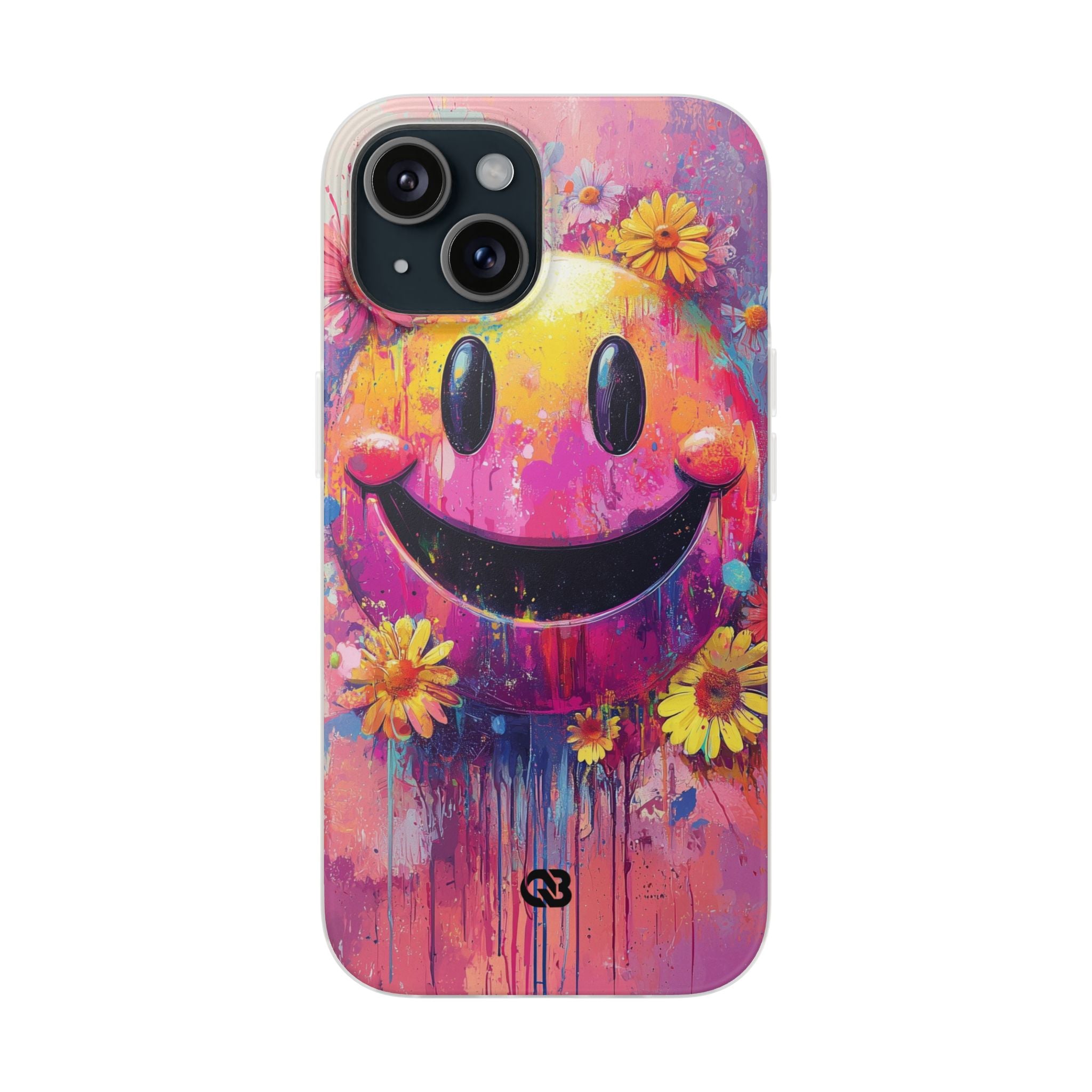 Vivid Grin Graffiti · Soft Phone Case for iPhone
