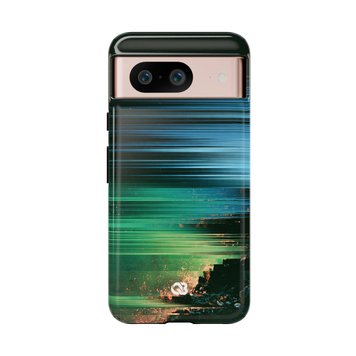 Digital Shoreline Drift · Tough Phone Case for Pixel · Teal