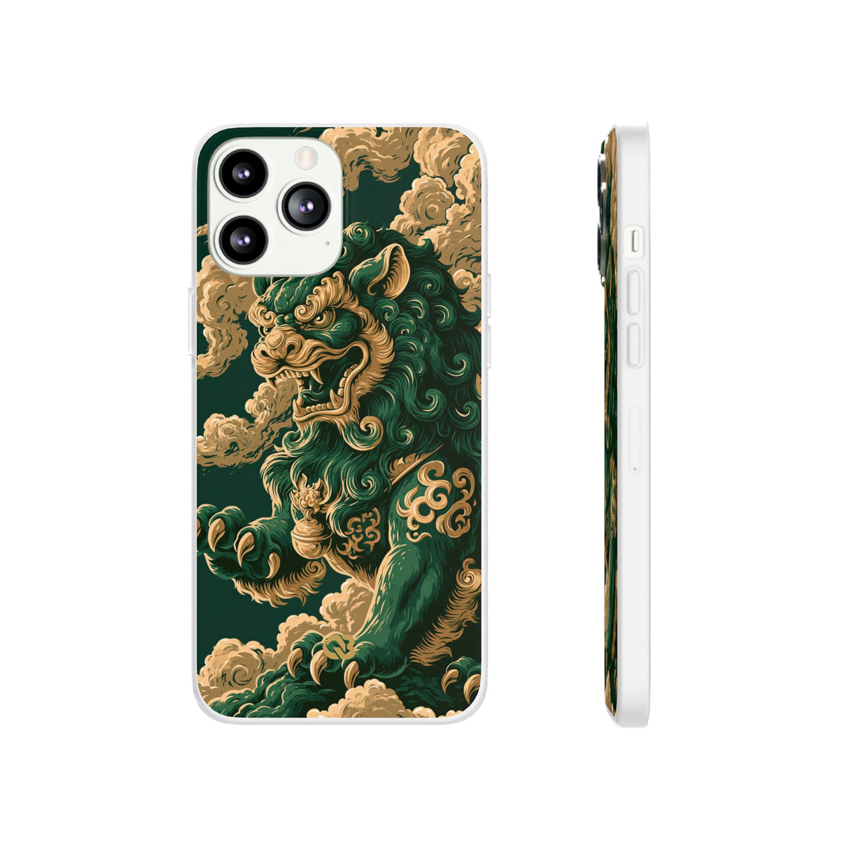 Imperial Guardian Lion · Lite Phone Case for iPhone · Green