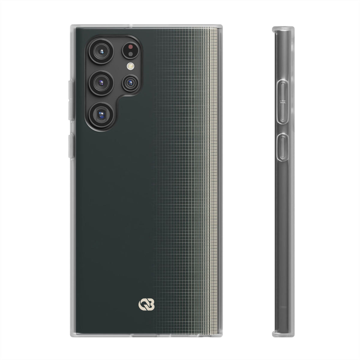 Grey Lite Phone Case for Samsung - Charcoal Tech Grid