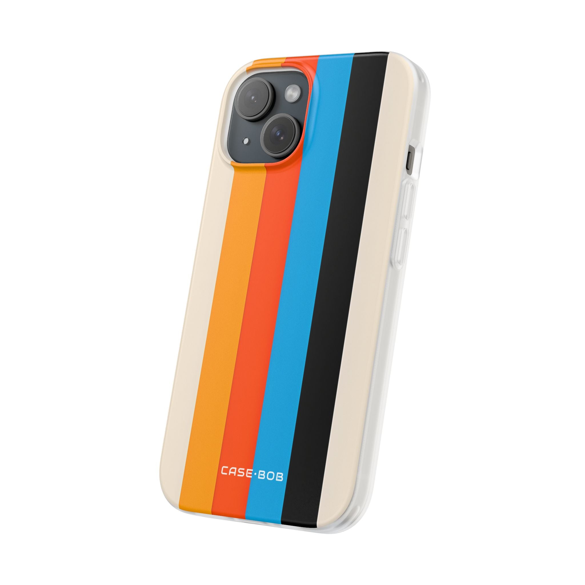 Vivid Stripe Harmony iPhone 15 Case - Soft