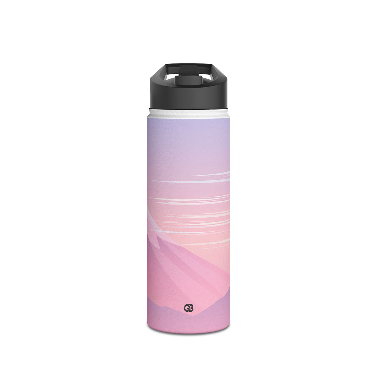 Alpine Twilight · Insulated Water Bottle · Pink