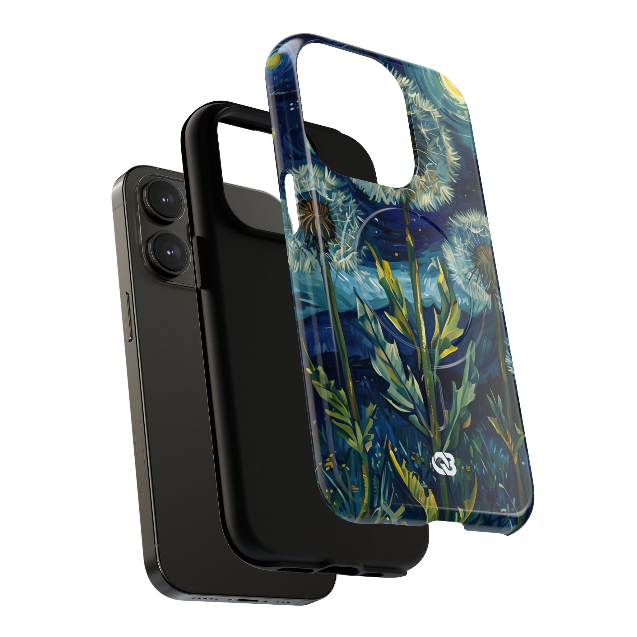 Starry Dandelion Swirl · Tough+ Coque de téléphone pour iPhone · Magsafe