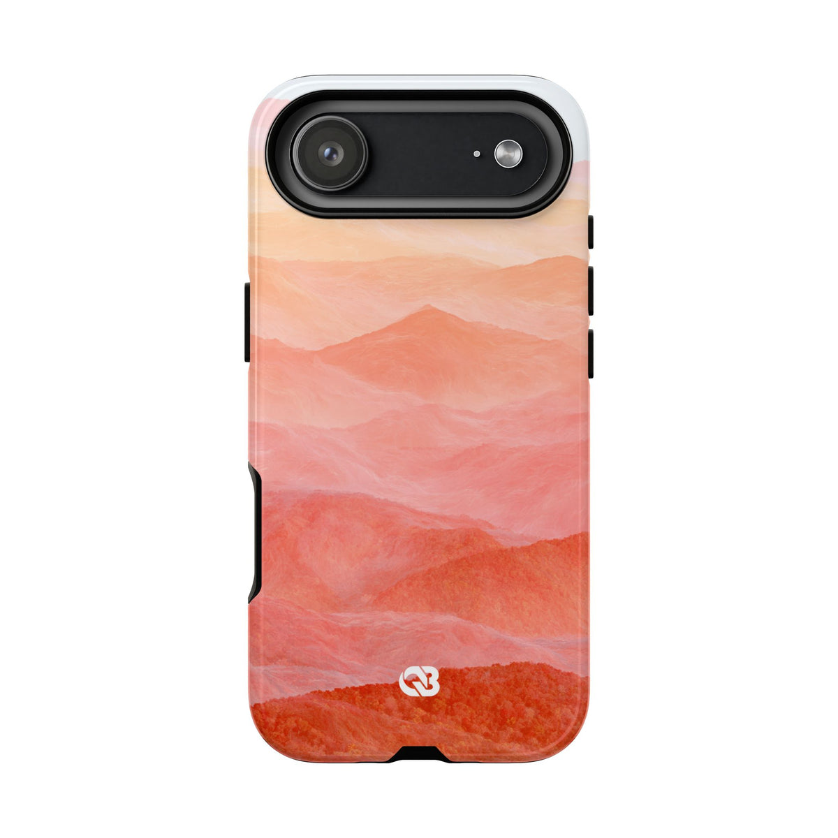 Alpenglow Ridge Vista · Tough Phone Case for iPhone · Orange