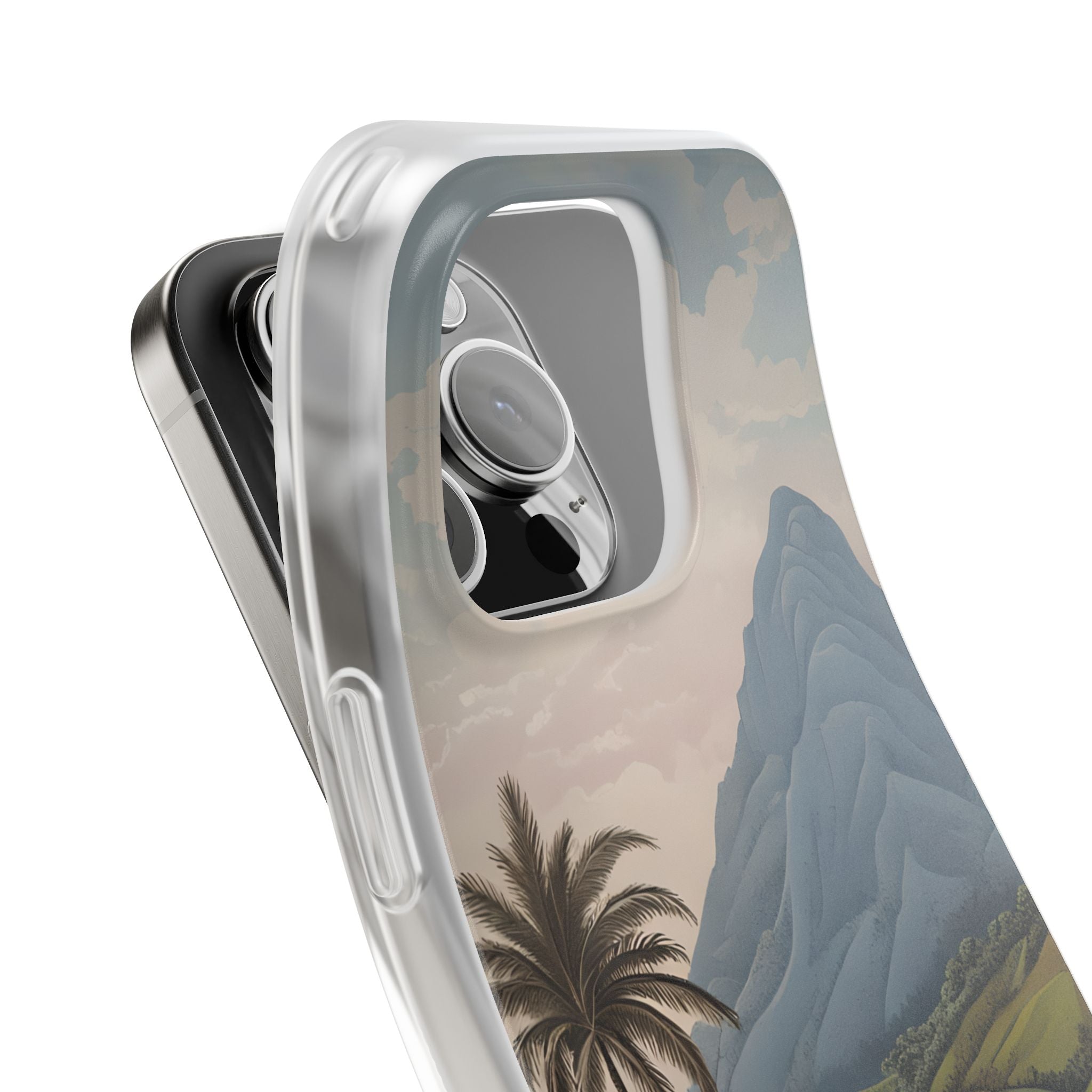 Azure Mountain Vista · Soft Custodia per iPhone