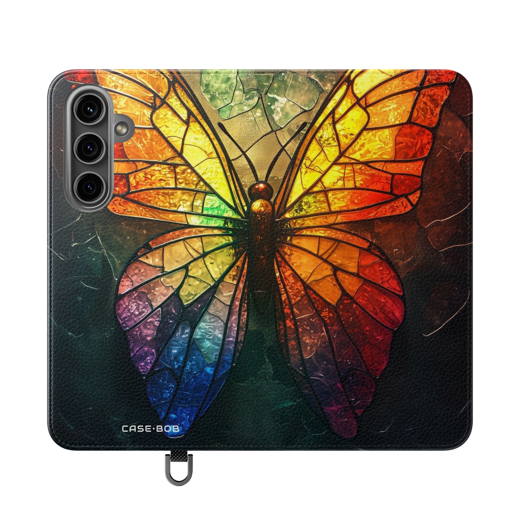 Stained Glass Butterfly - Samsung S24 Plus Case - Wallet