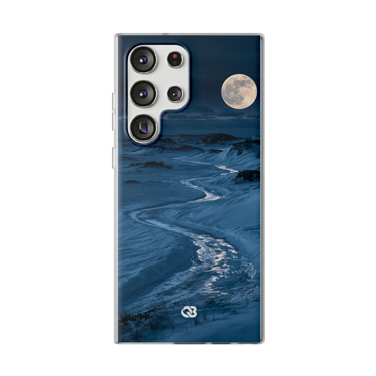 Arctic Moon Drift · Lite Phone Case for Samsung · Blue